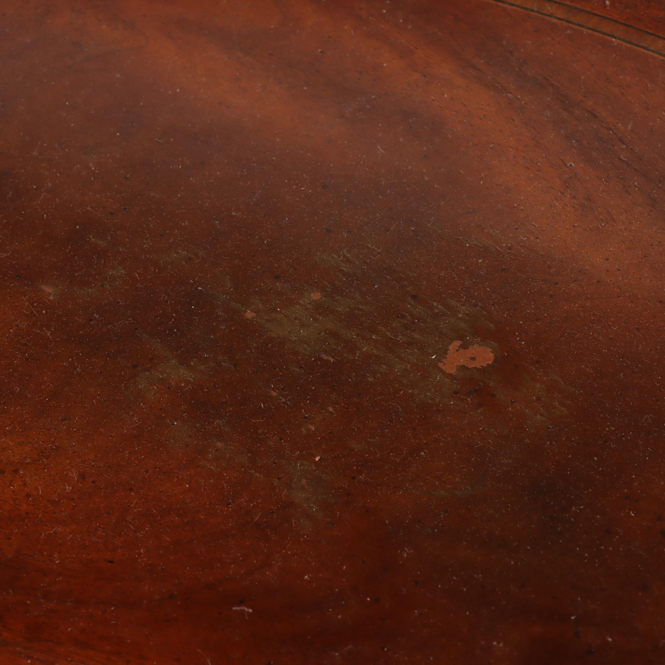 Maitland-Smith George III Style Mahogany and Crossbanded Serpentine Side Cabinet