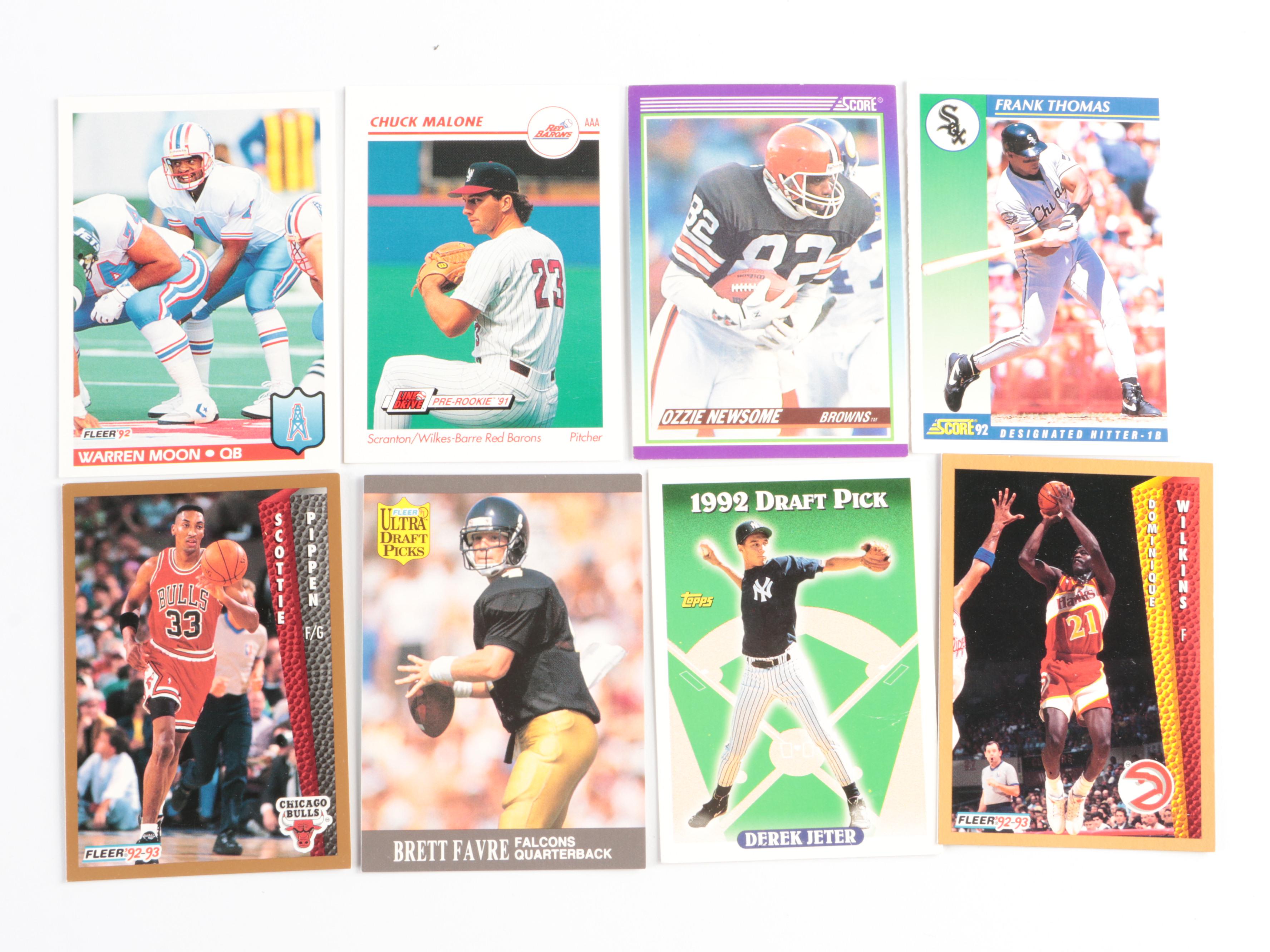 MLB, USA Dream Team Bags with Sports Trading Cards and Glove, 1980s–2000s