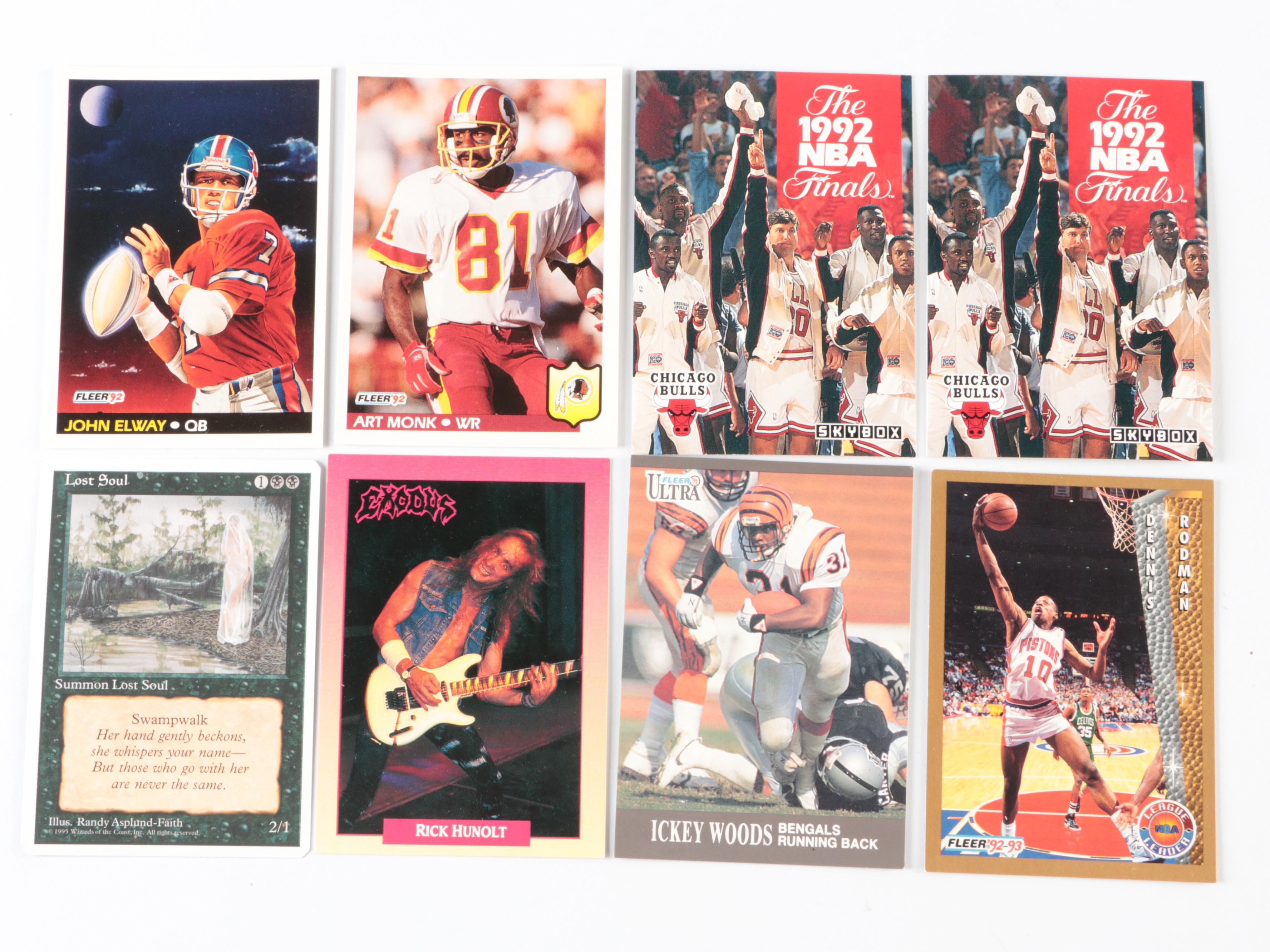 MLB, USA Dream Team Bags with Sports Trading Cards and Glove, 1980s–2000s