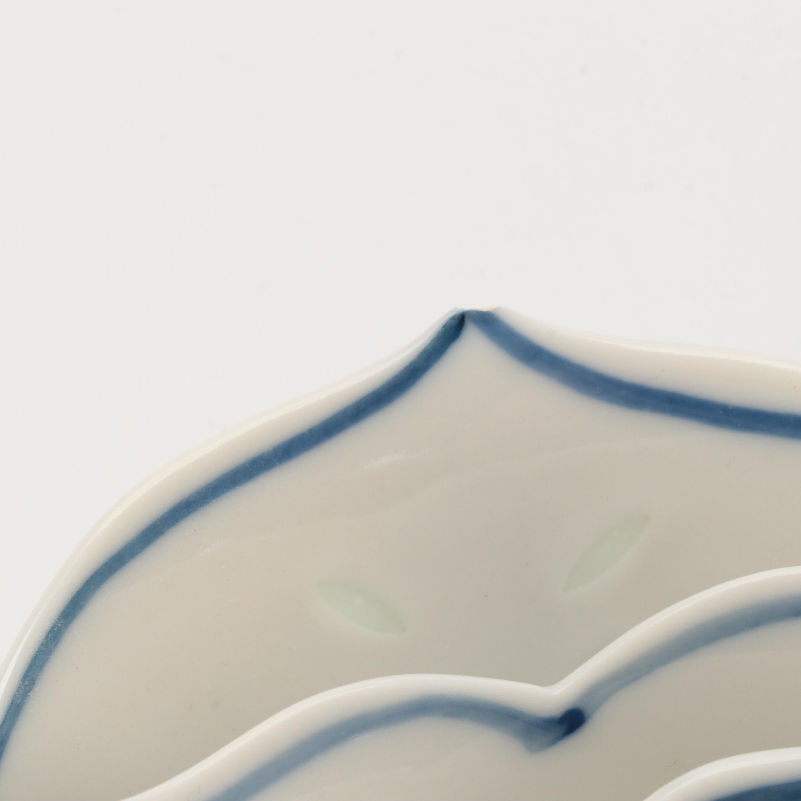 Chinese Blue and White Rice Grain Porcelain Dinner Bowls and Other Decor