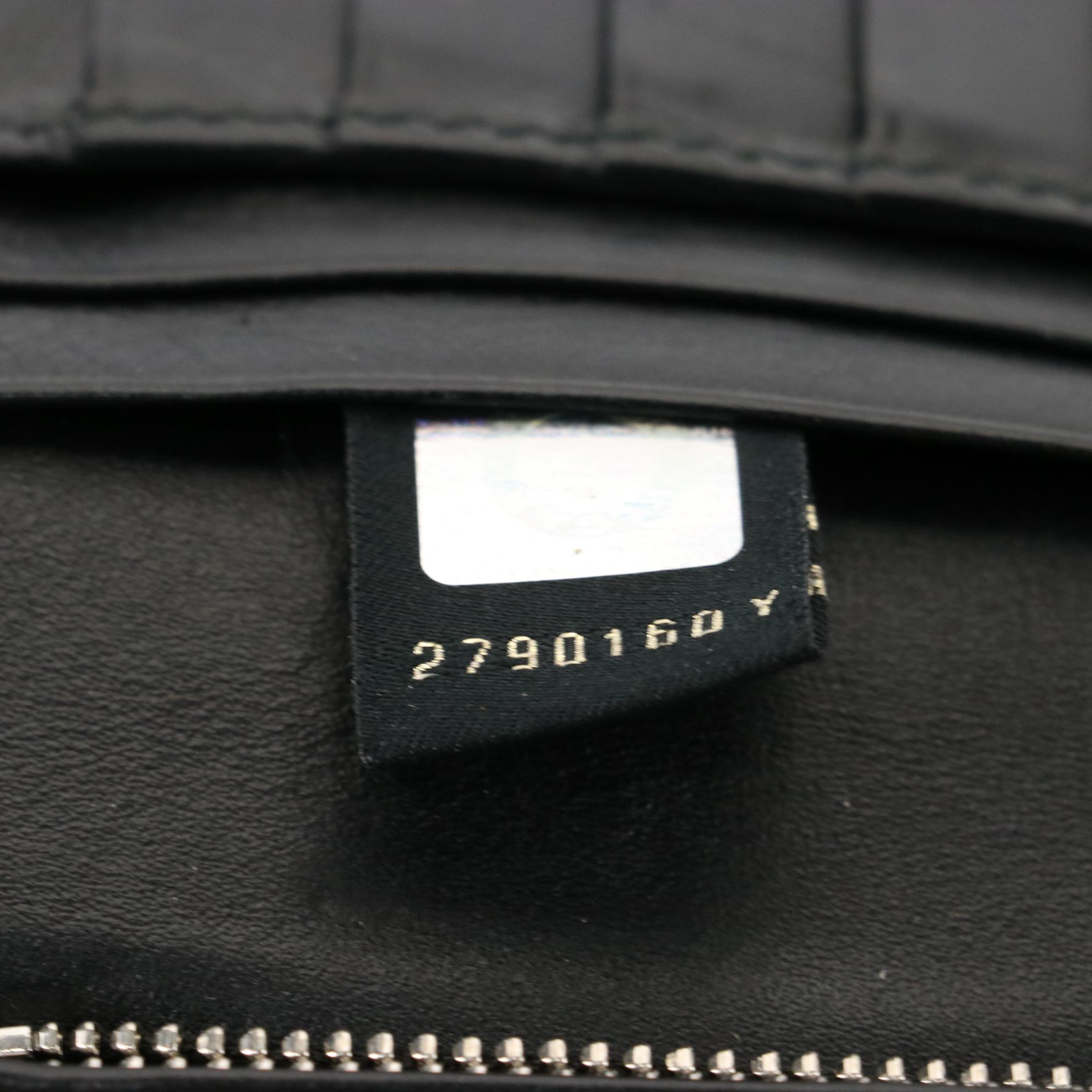 BVLGARI Weekend Long Wallet in Herringbone Coated Canvas and Leather