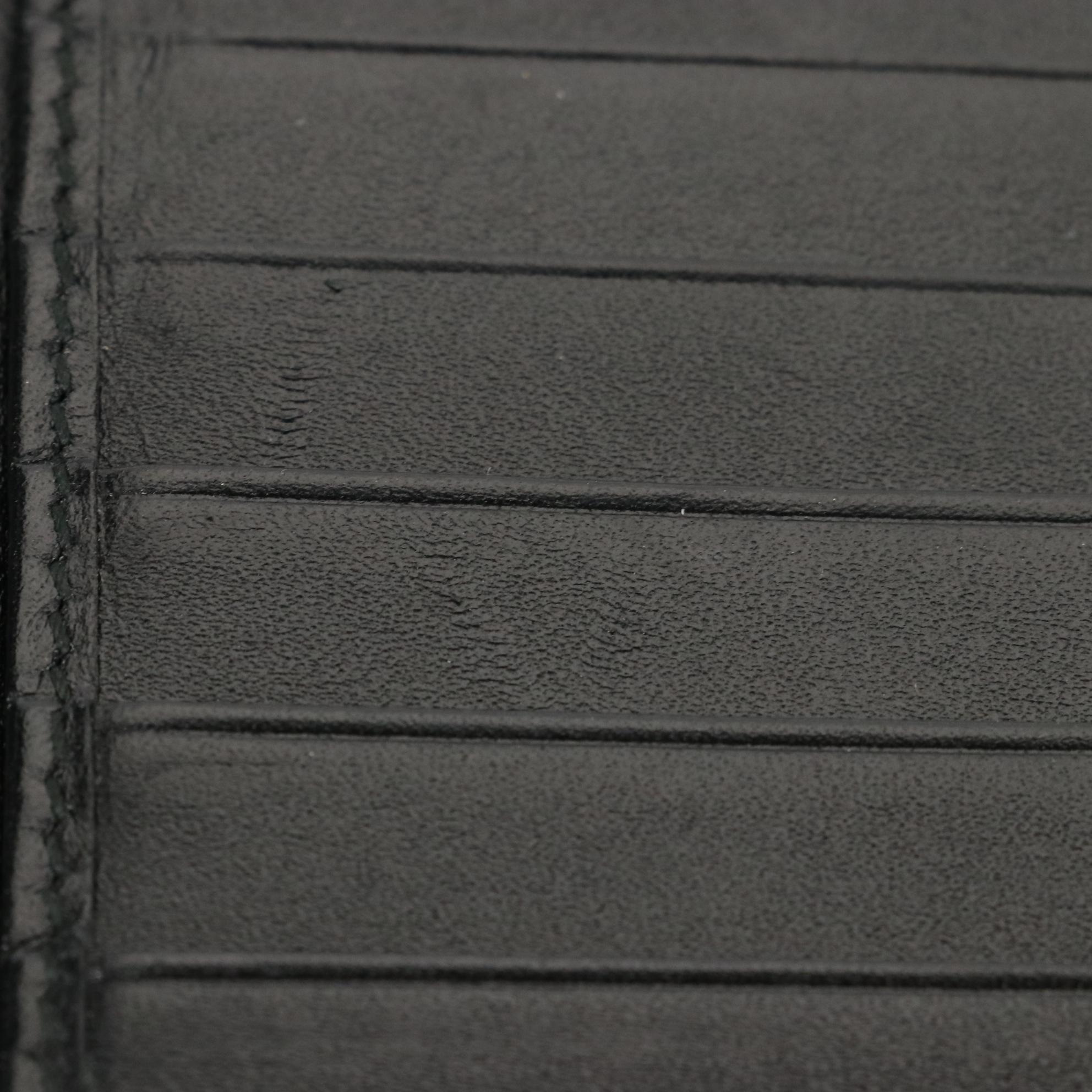 BVLGARI Weekend Long Wallet in Herringbone Coated Canvas and Leather