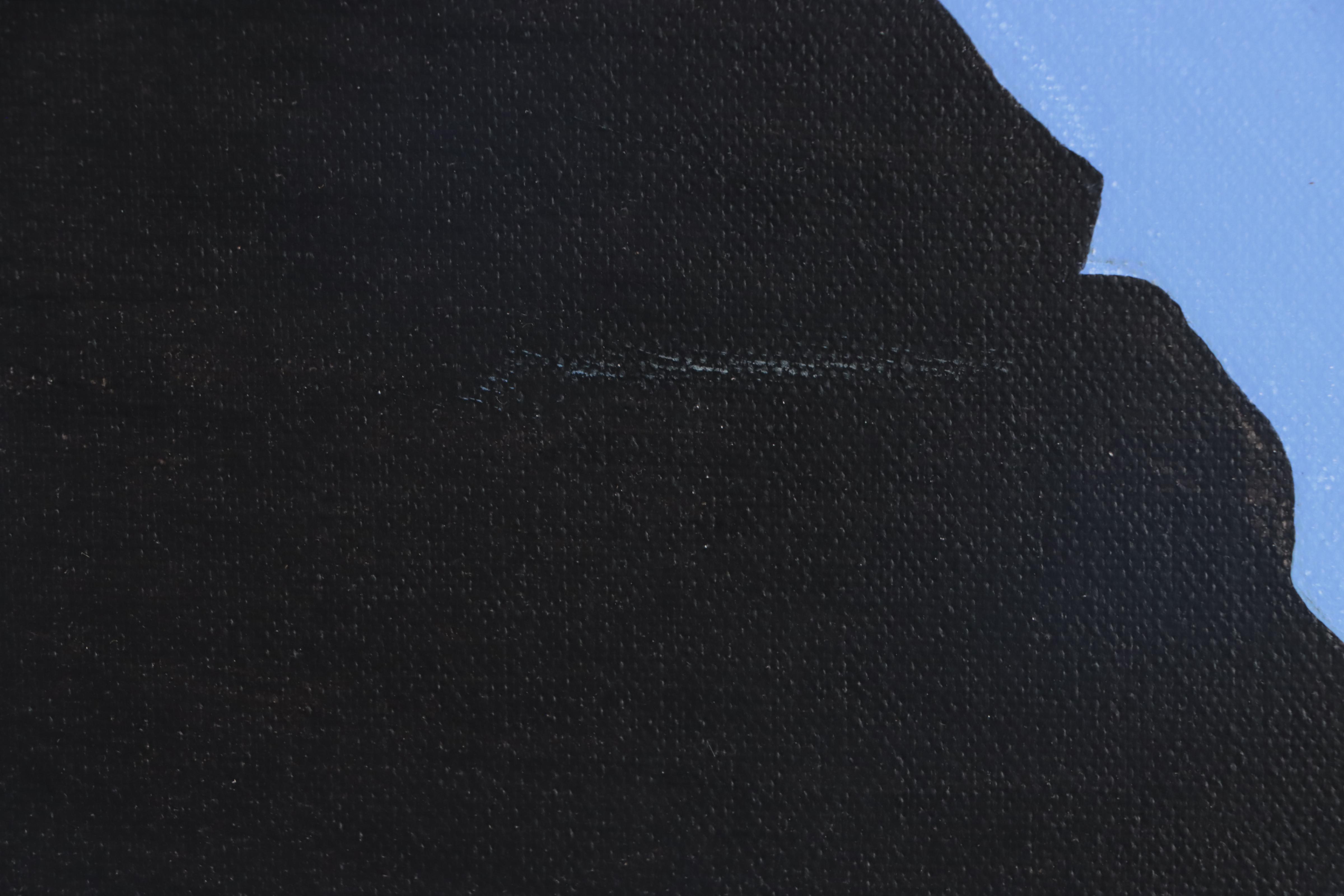 Non-Objective Abstract Acrylic Painting After Jack Youngerman, 21st Century