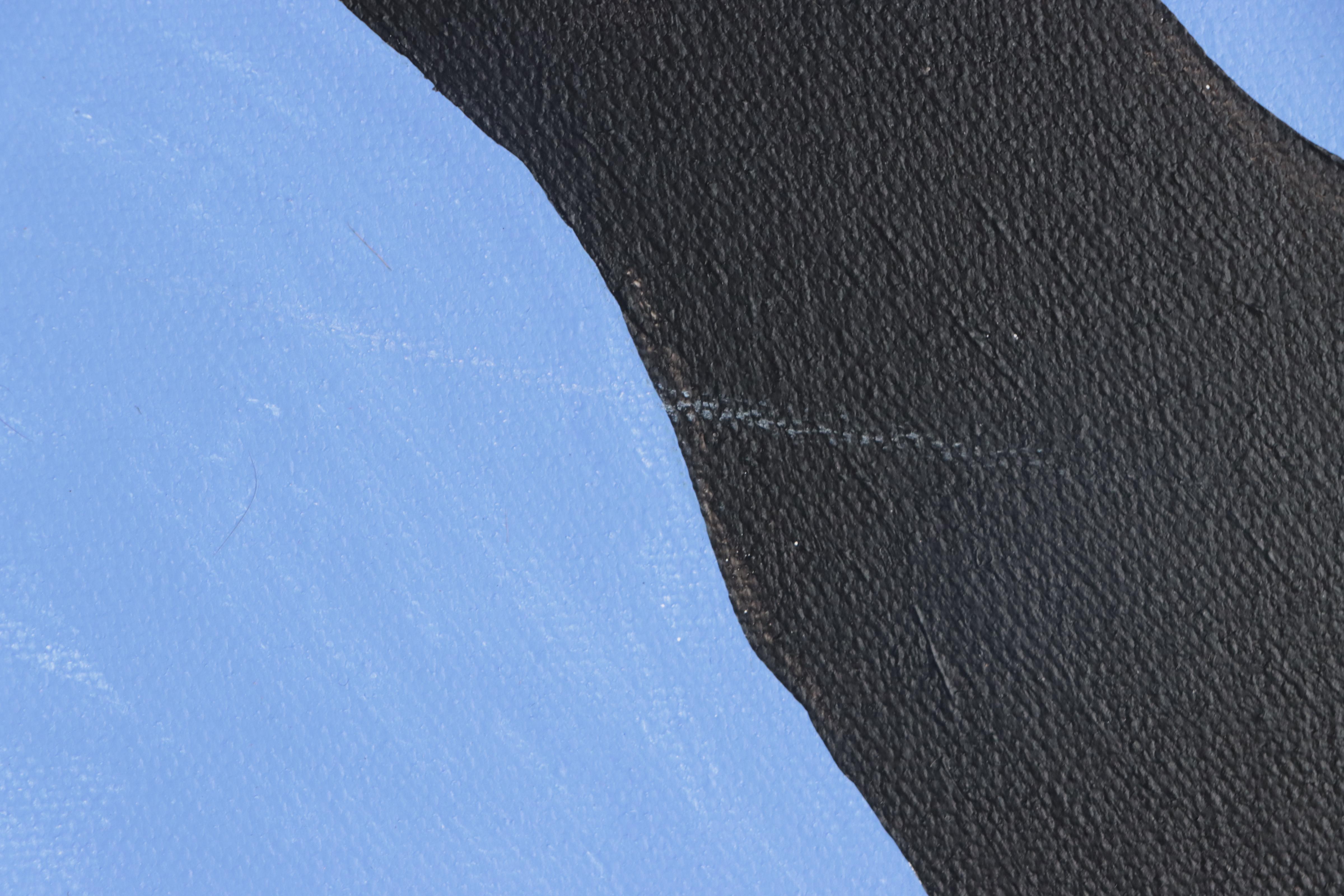 Non-Objective Abstract Acrylic Painting After Jack Youngerman, 21st Century