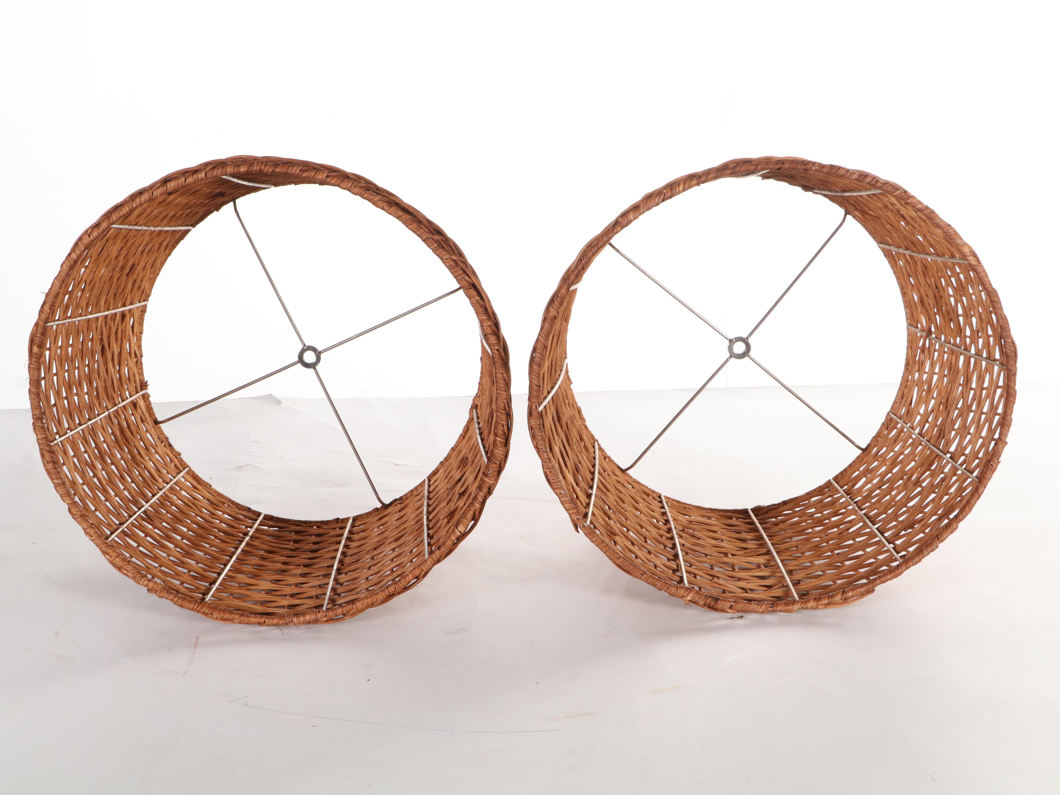 Frontgate Ming Style Blue and White Porcelain Table Lamps