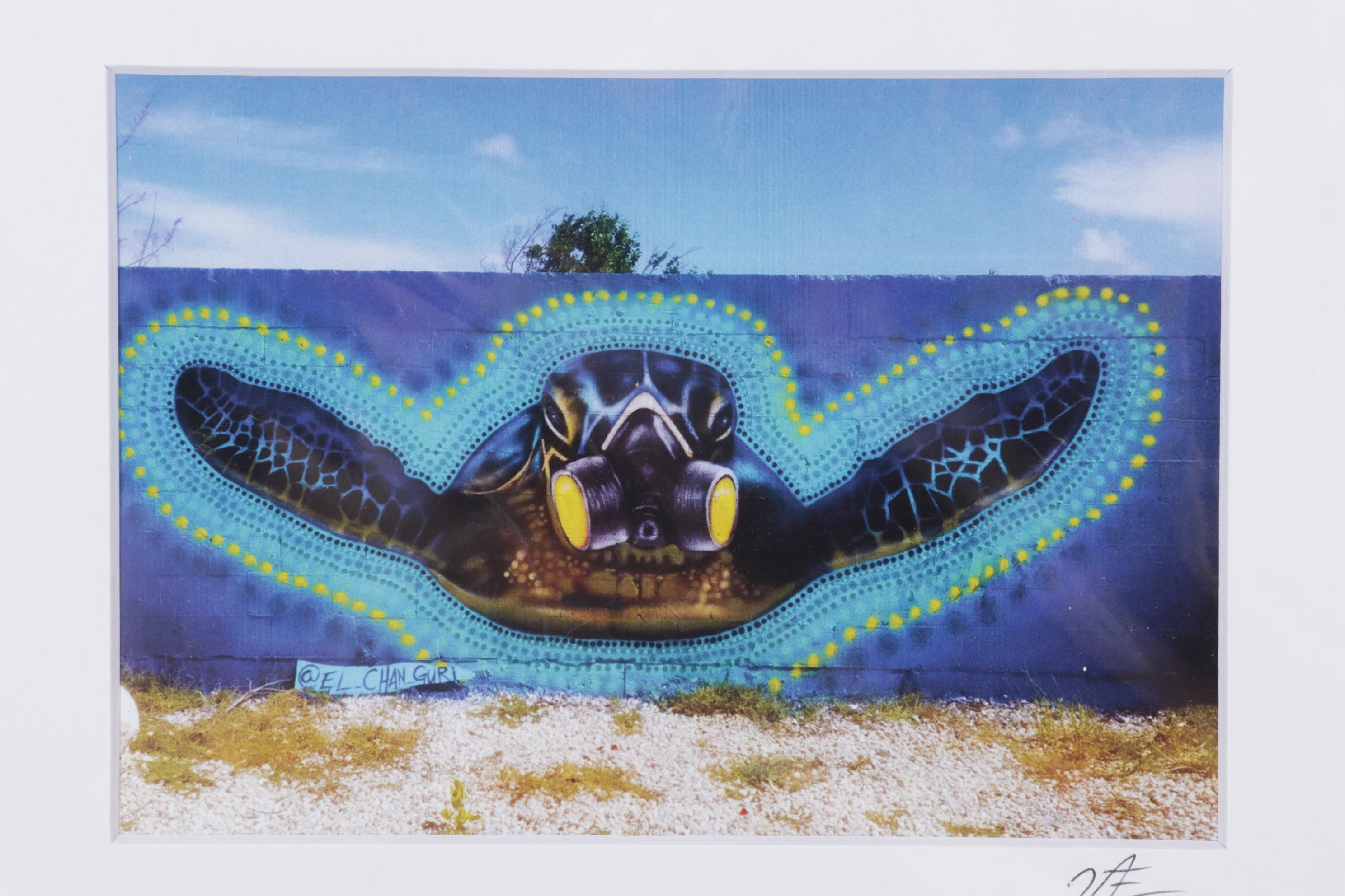 El Chan Guri Offset Lithographs of Street Art Murals, 2021