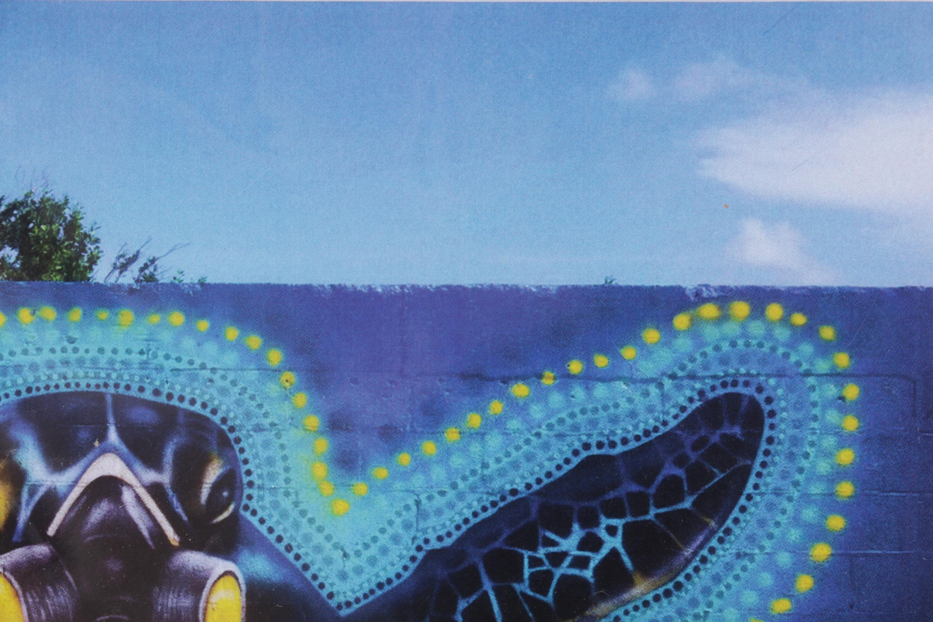 El Chan Guri Offset Lithographs of Street Art Murals, 2021