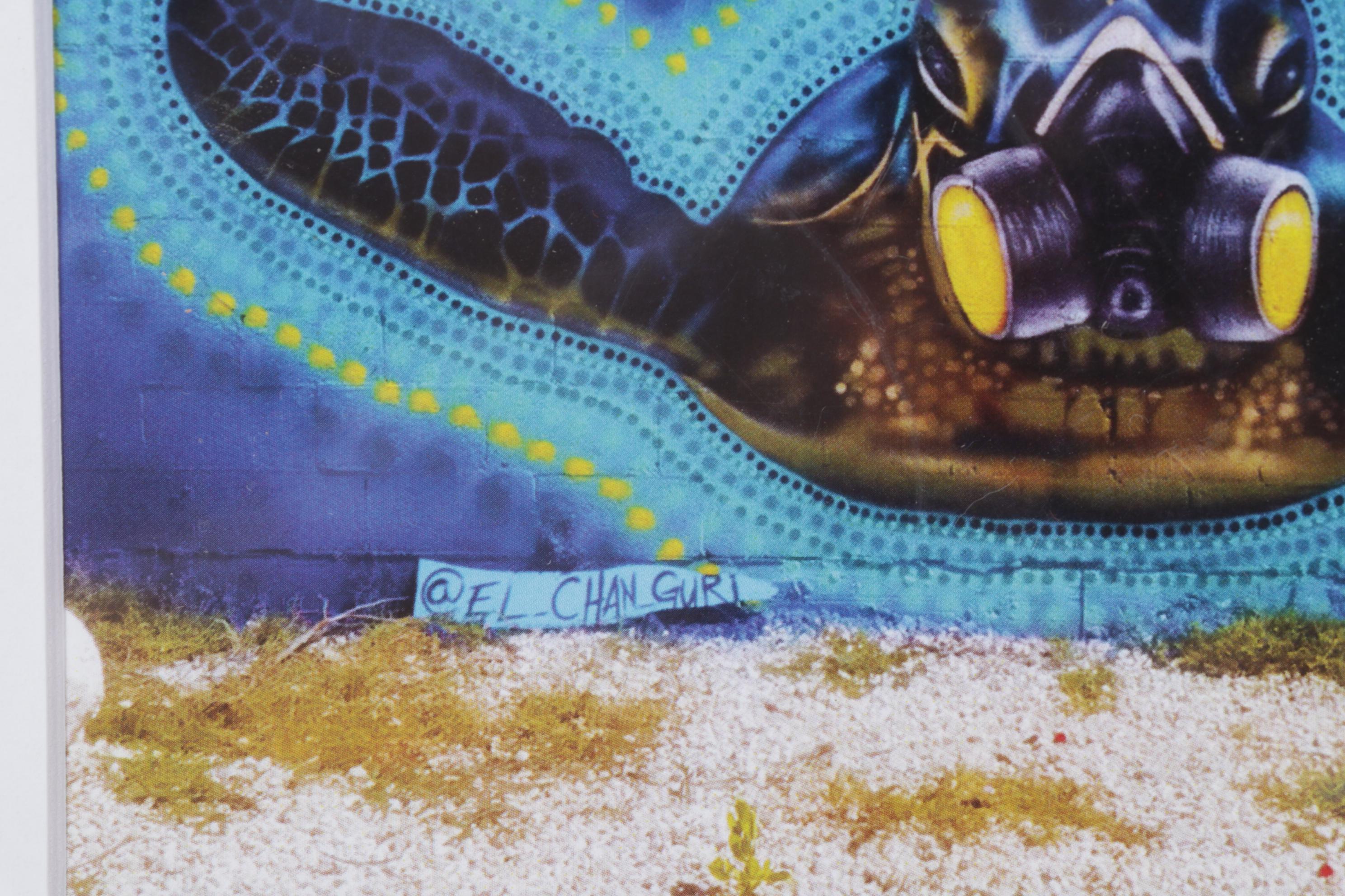 El Chan Guri Offset Lithographs of Street Art Murals, 2021