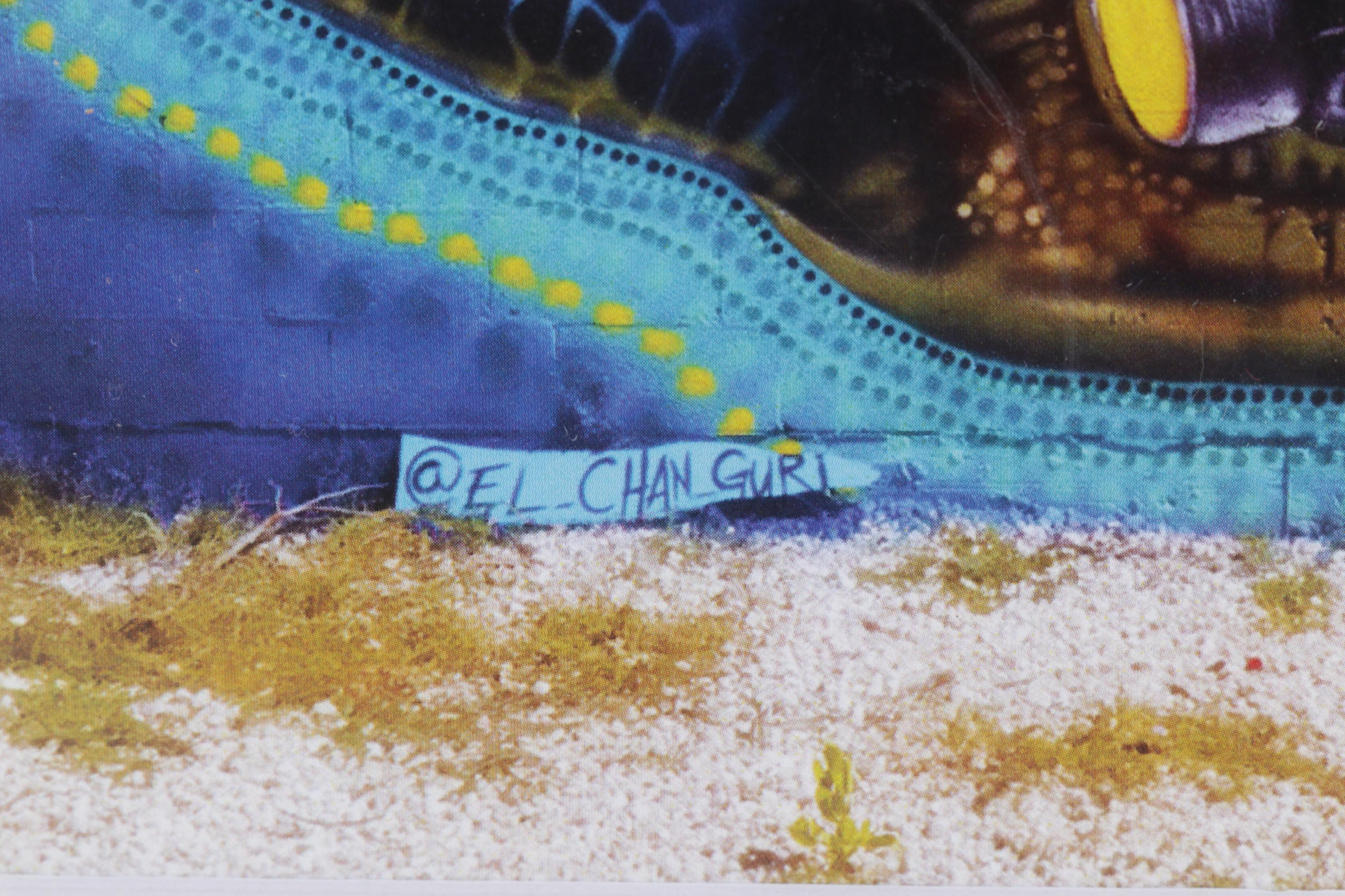 El Chan Guri Offset Lithographs of Street Art Murals, 2021