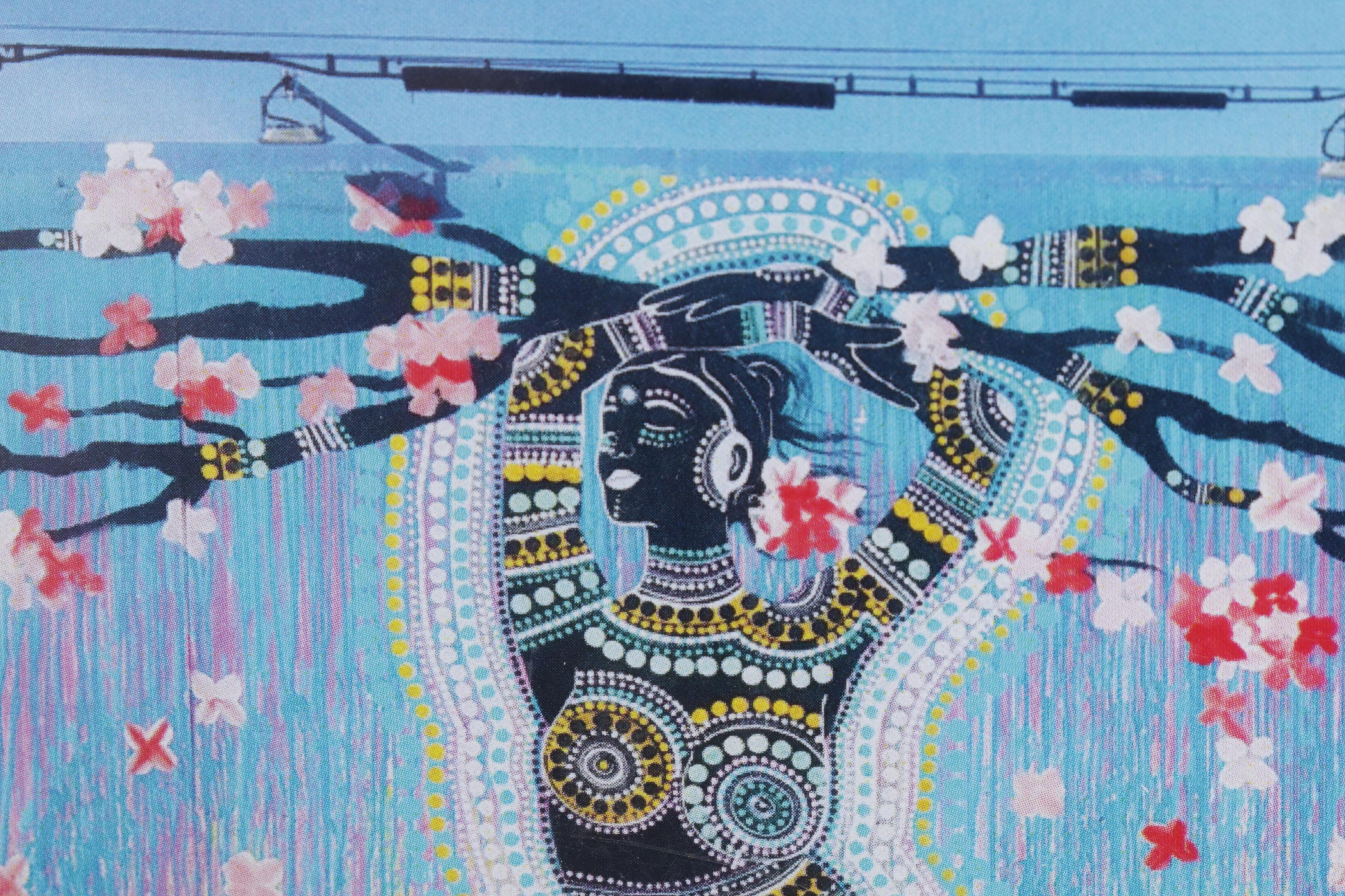 El Chan Guri Offset Lithographs of Street Art Murals, 2021