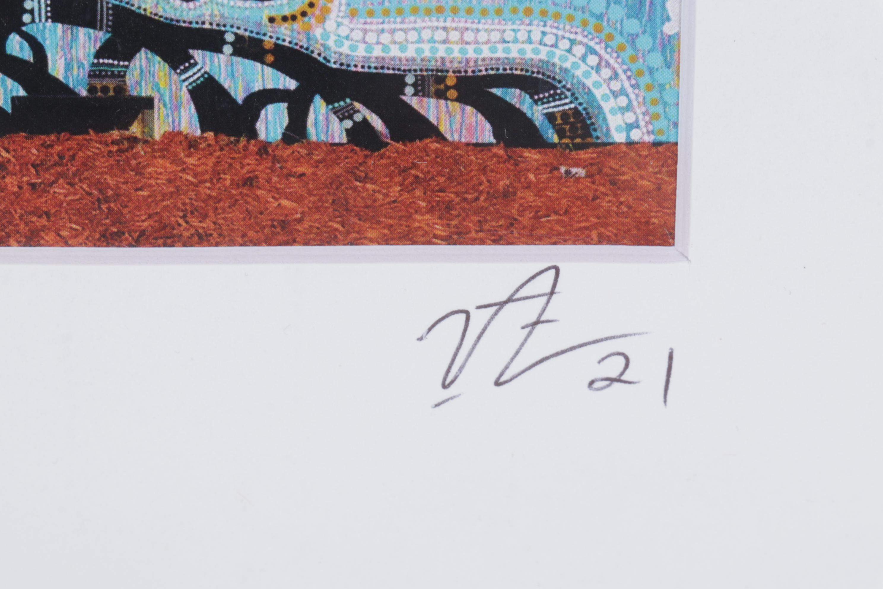 El Chan Guri Offset Lithographs of Street Art Murals, 2021