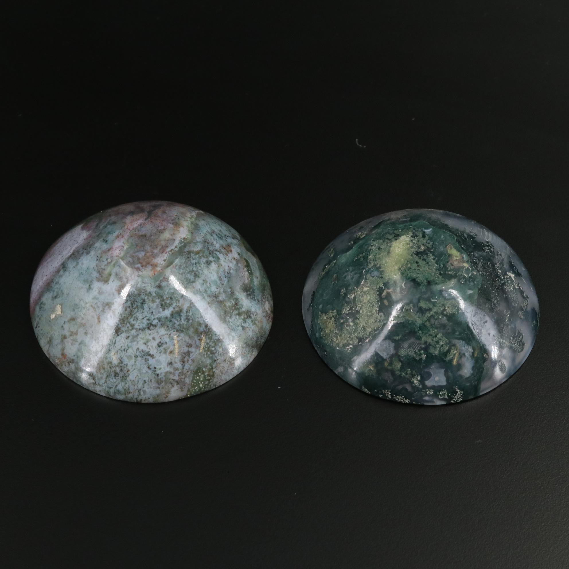 Agate and Moss Agate Bowls