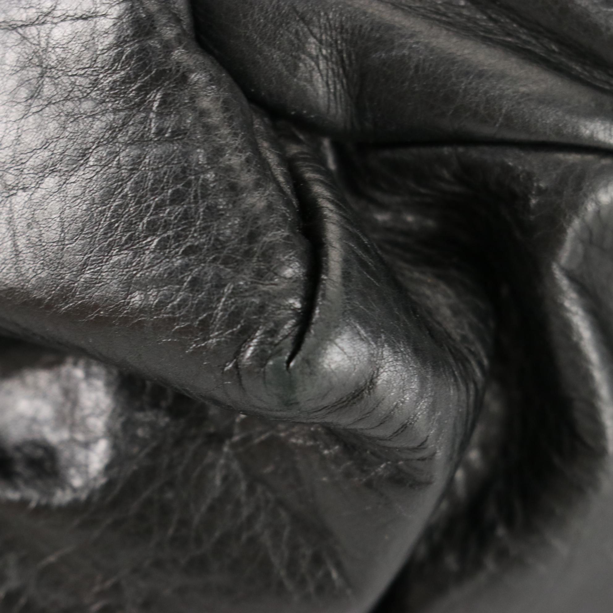 Gucci Hysteria Satchel in Black Leather