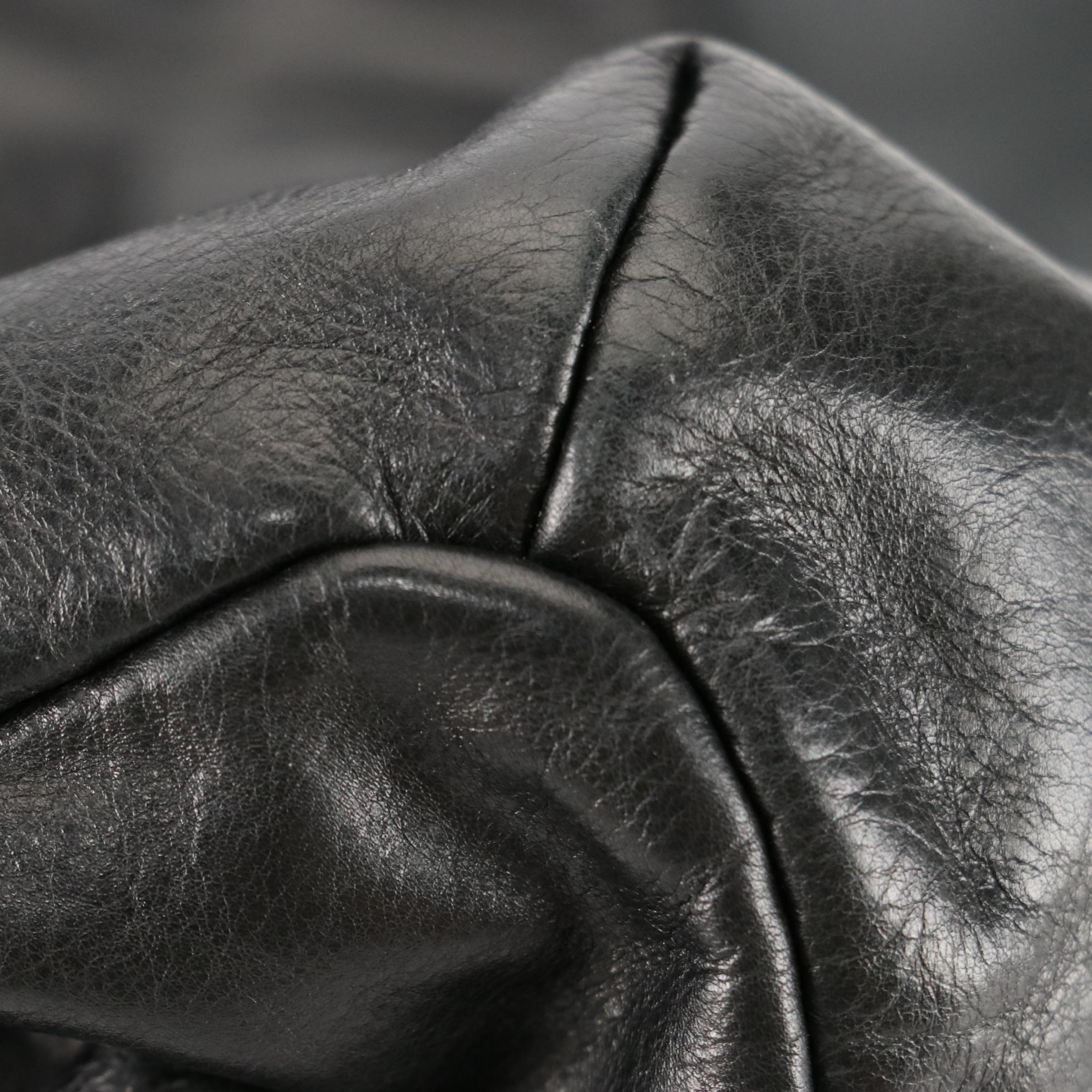 Gucci Hysteria Satchel in Black Leather