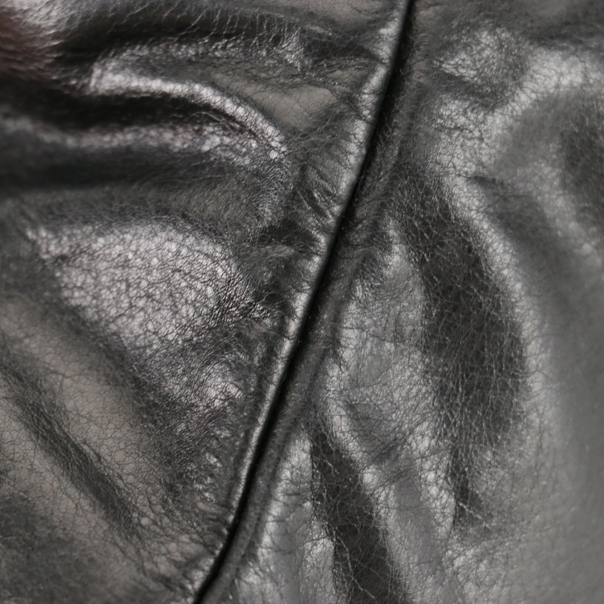 Gucci Hysteria Satchel in Black Leather