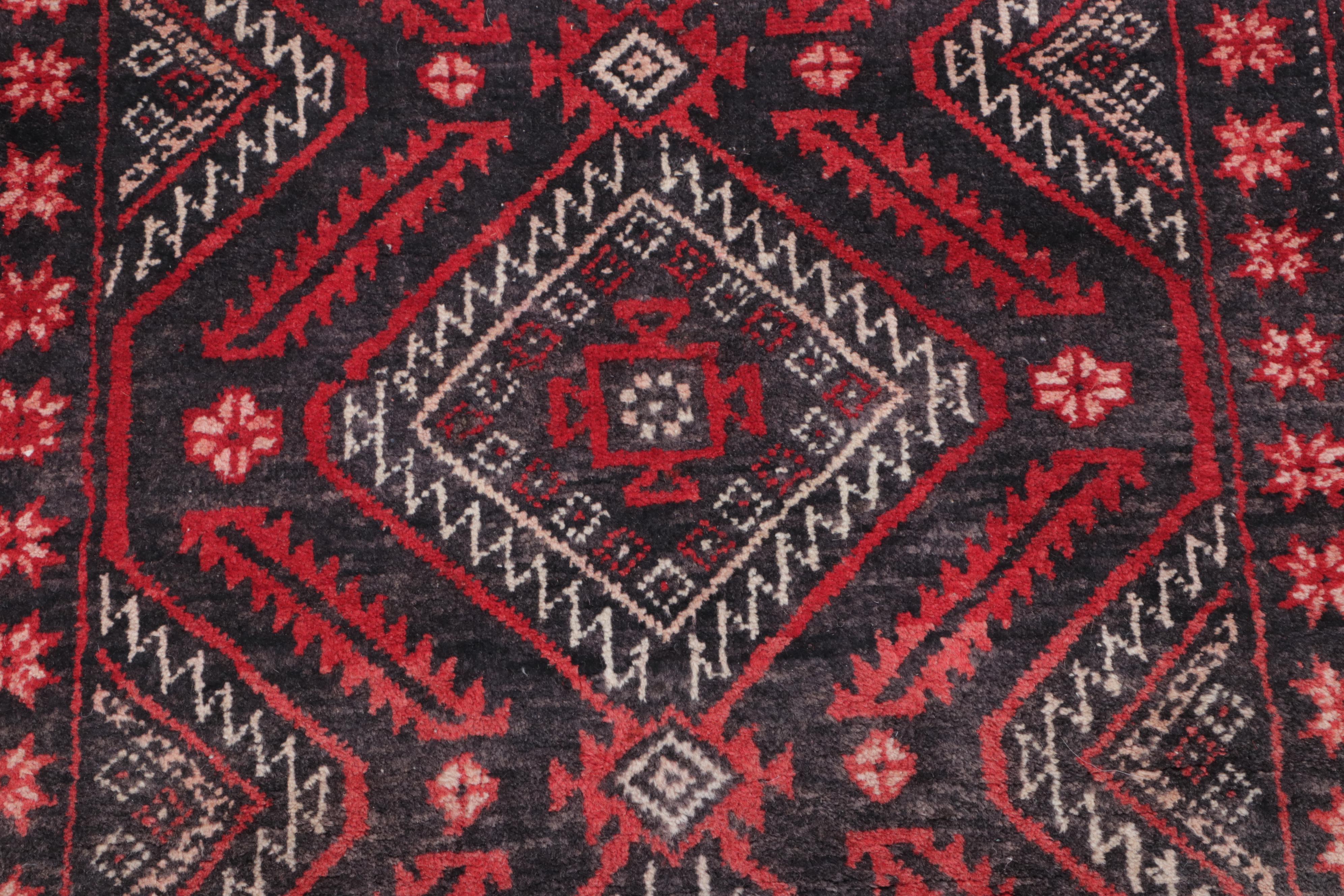 2'7 x 6'4 Hand-Knotted Persian Baluch Area Rug