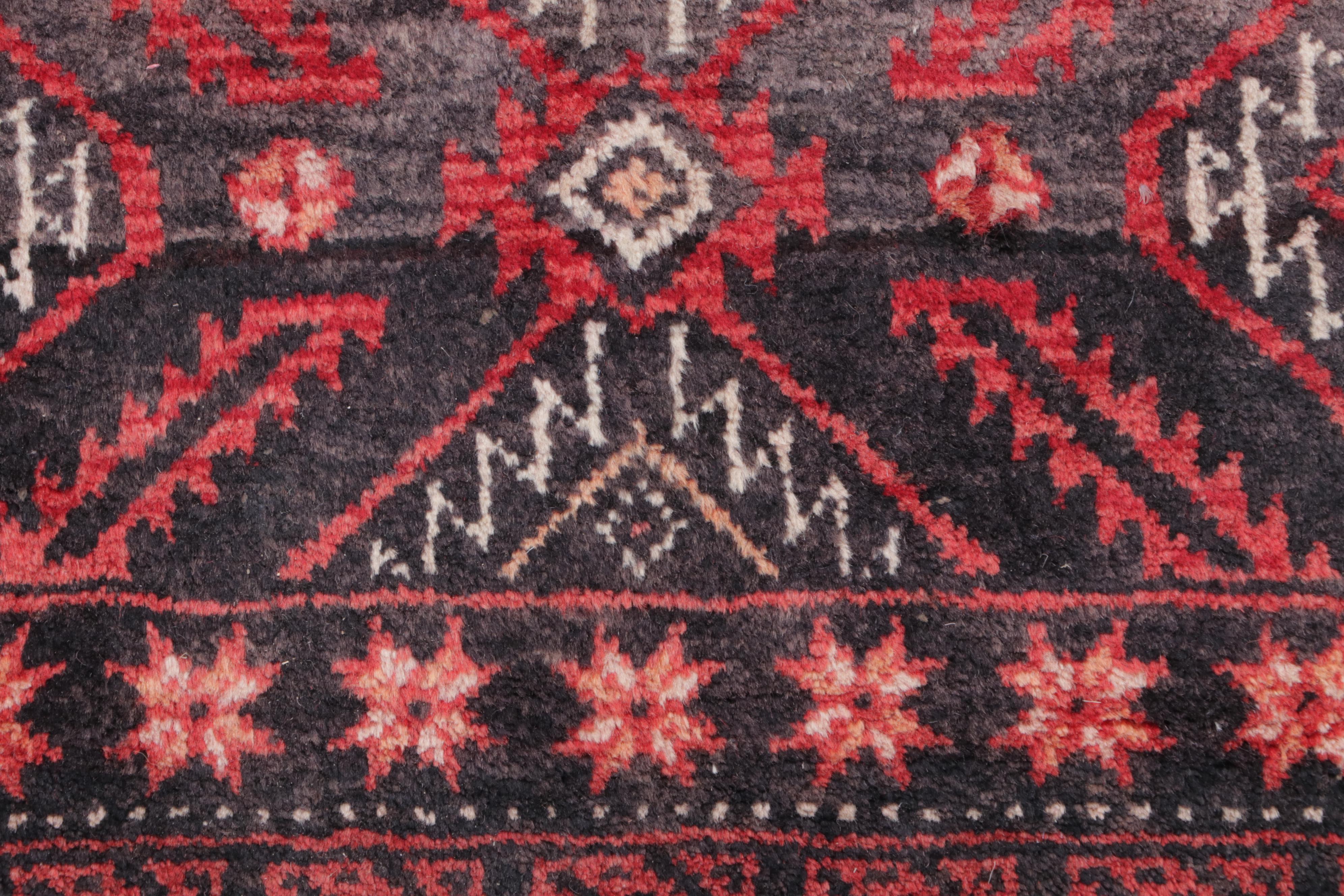 2'7 x 6'4 Hand-Knotted Persian Baluch Area Rug
