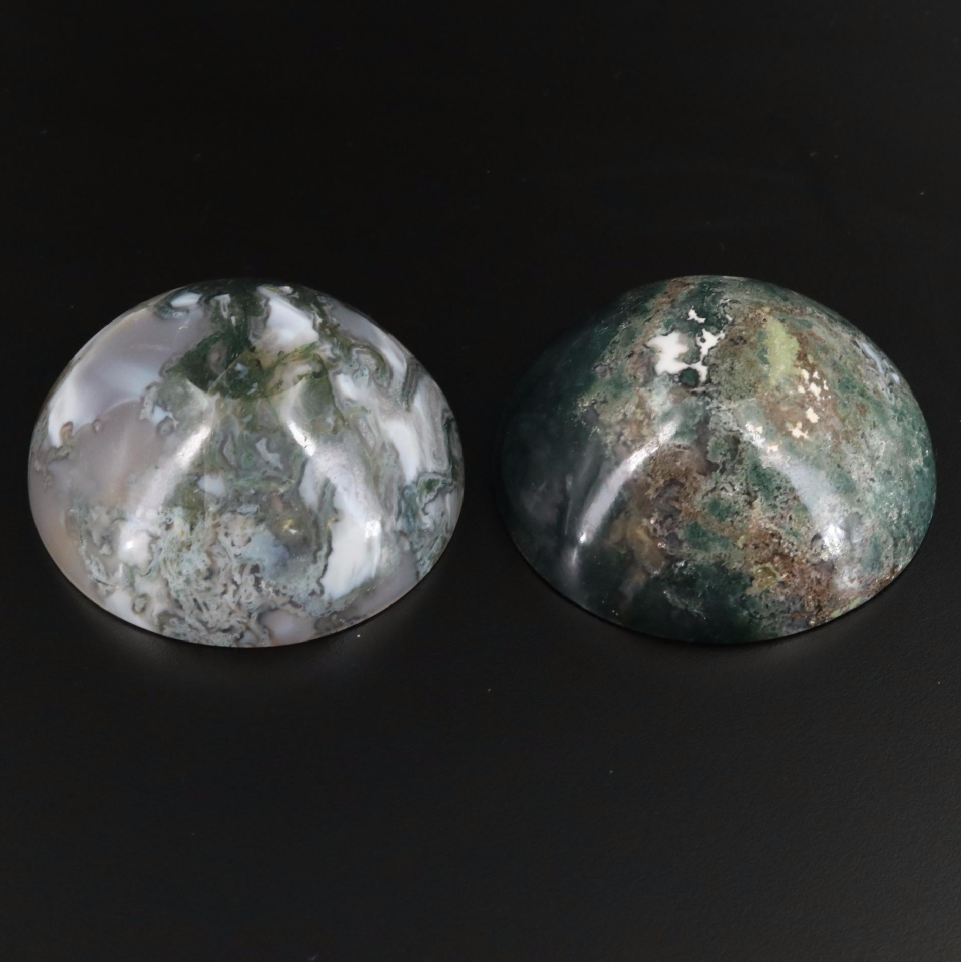 Agate and Moss Agate Bowls