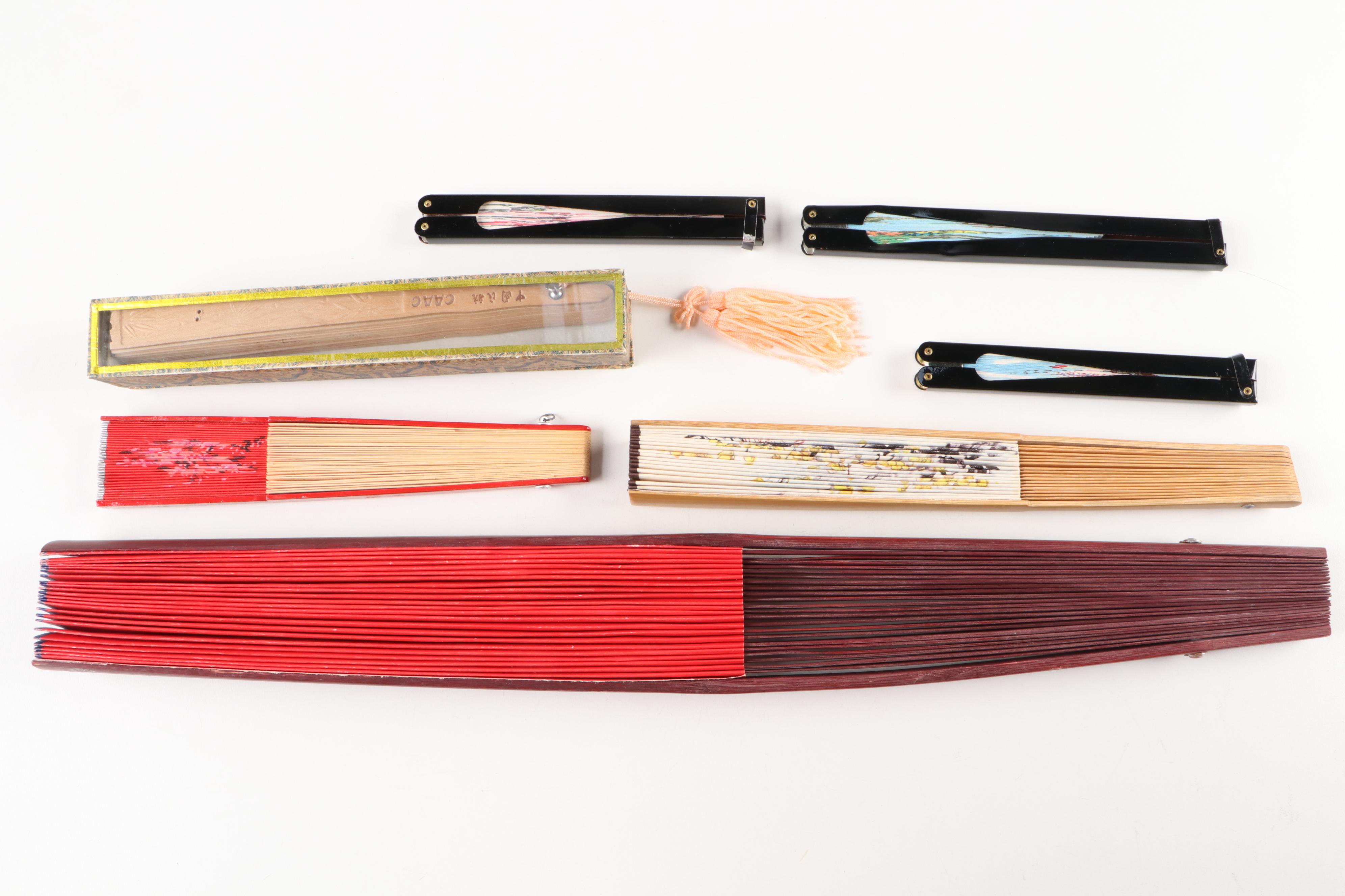 Signed "Masterpieces of Japanese Art" by Hou-mei Sung and More with Fans