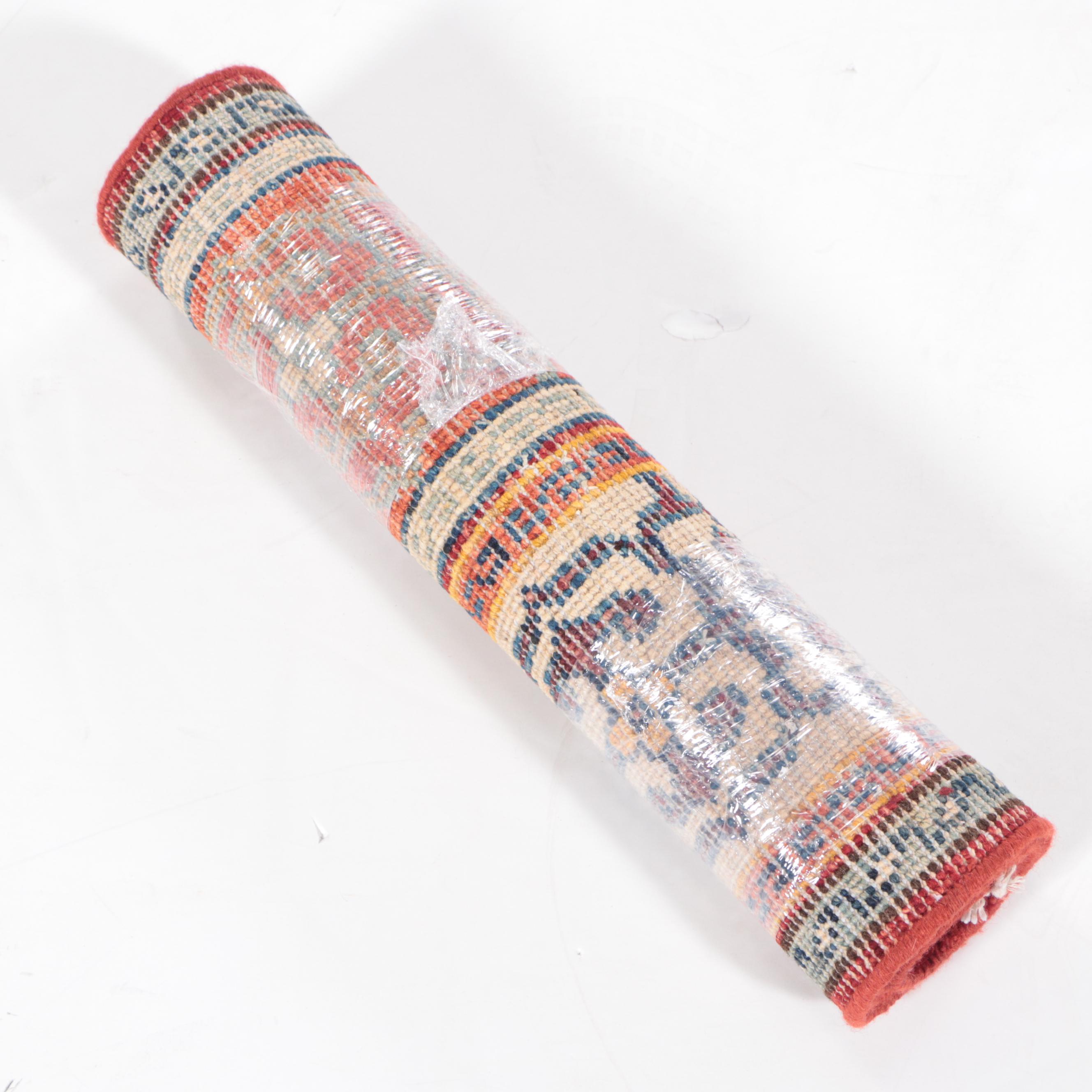 1'7 x 3'3 Hand-Knotted Persian Hamadan Accent Rug