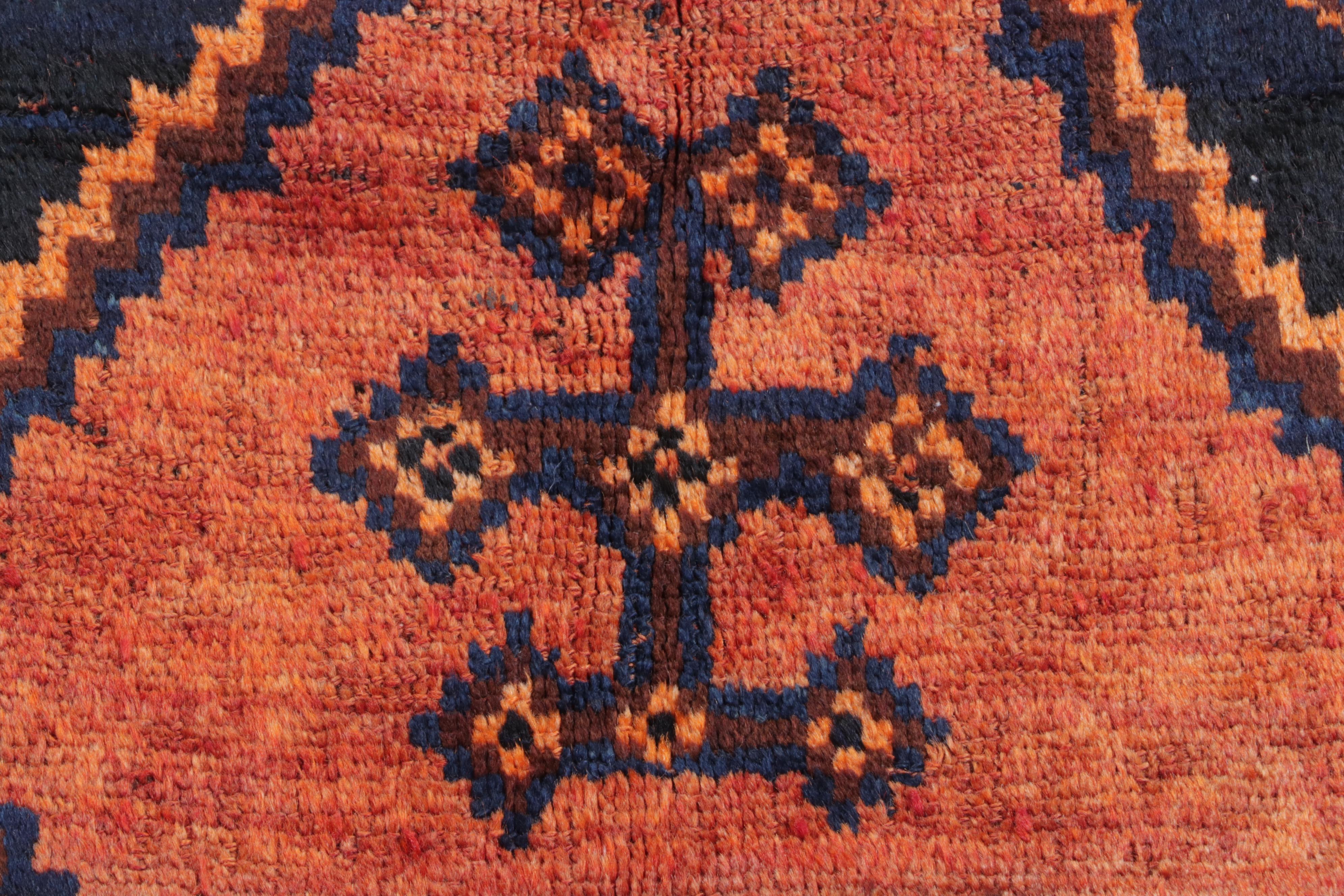 4'6 x 3'4 Hand-Knotted Persian Yalameh Accent Rug