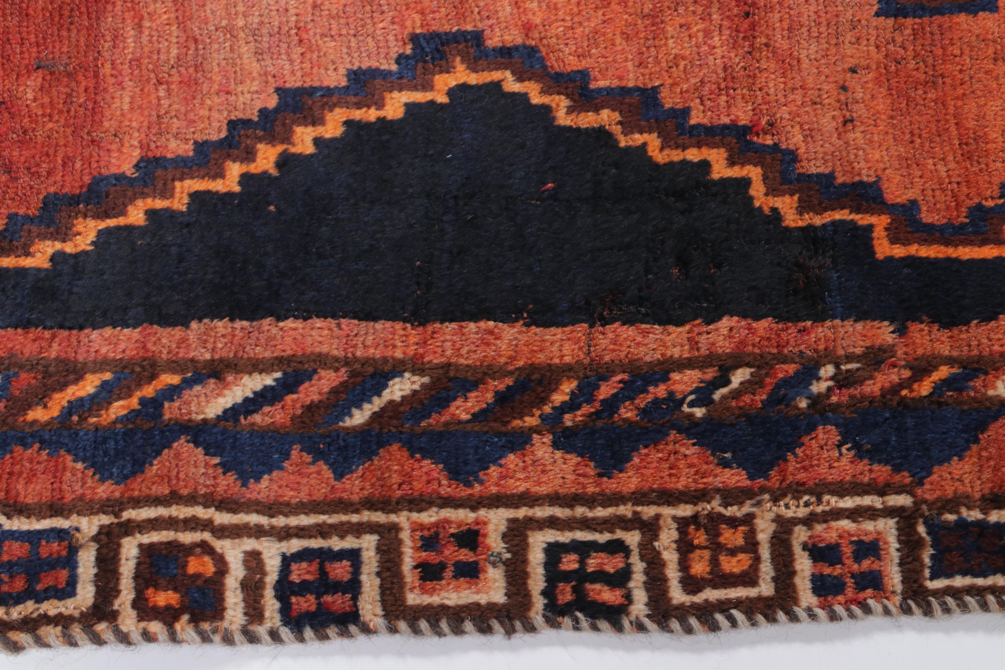 4'6 x 3'4 Hand-Knotted Persian Yalameh Accent Rug