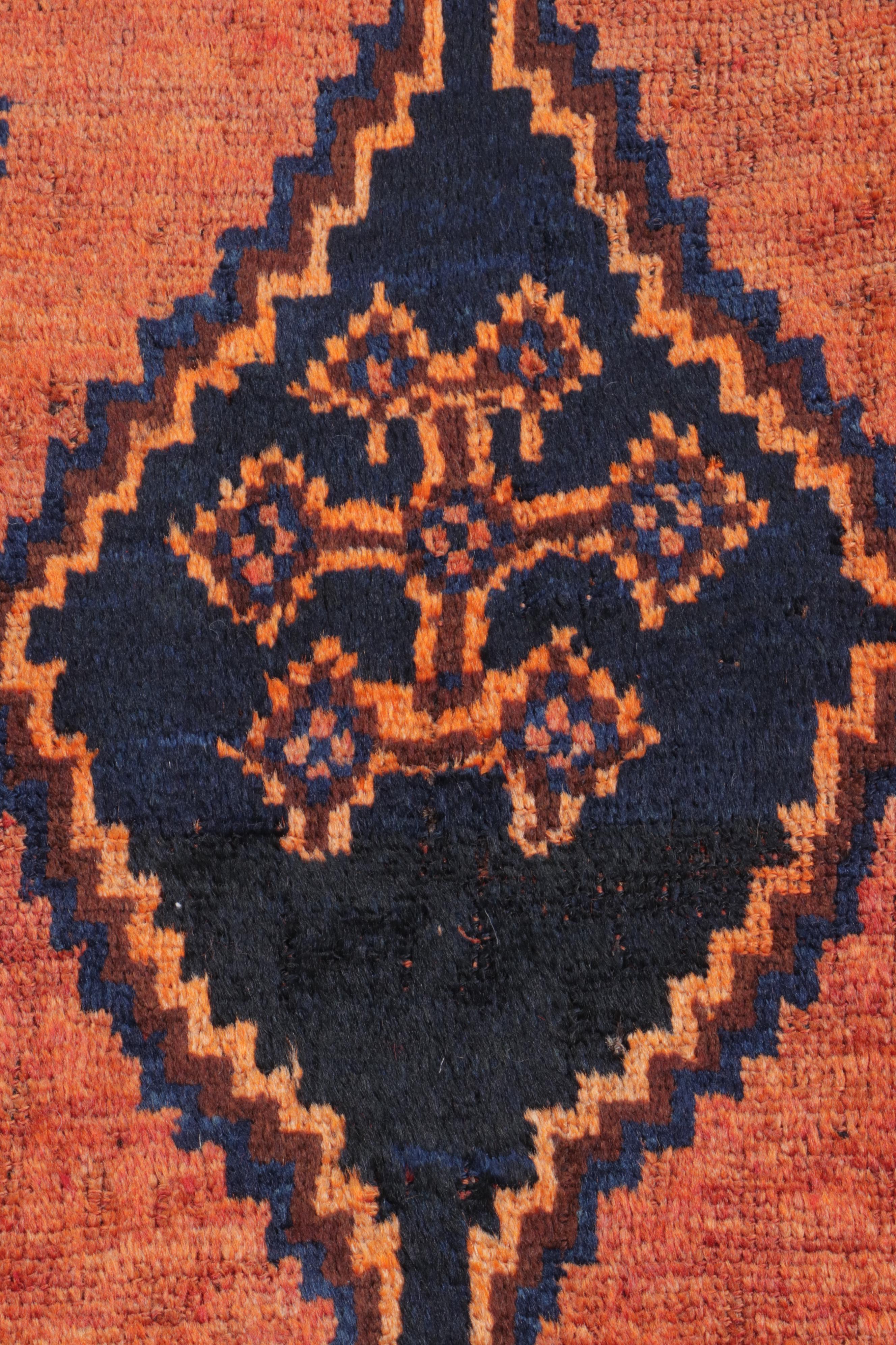 4'6 x 3'4 Hand-Knotted Persian Yalameh Accent Rug