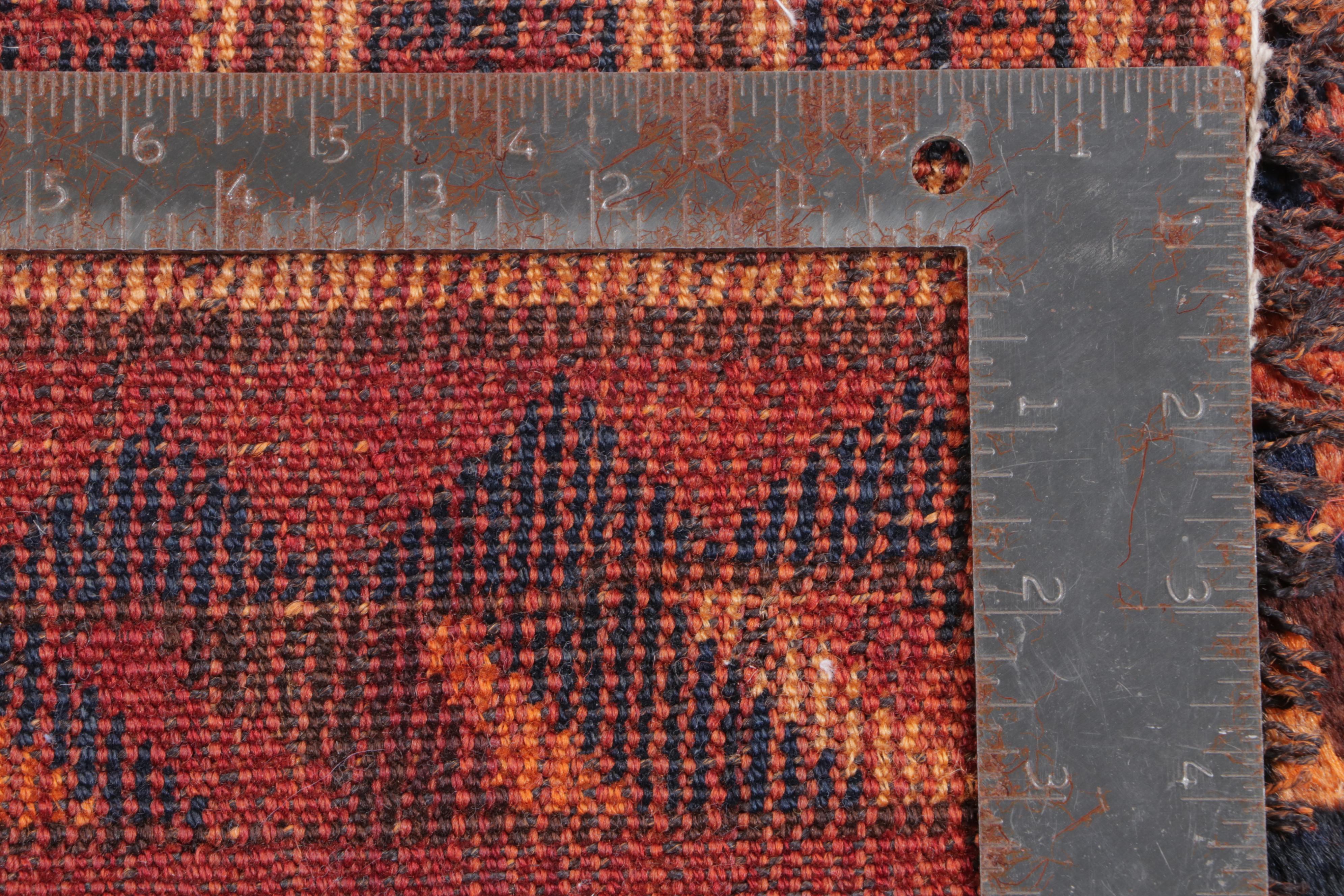 4'6 x 3'4 Hand-Knotted Persian Yalameh Accent Rug