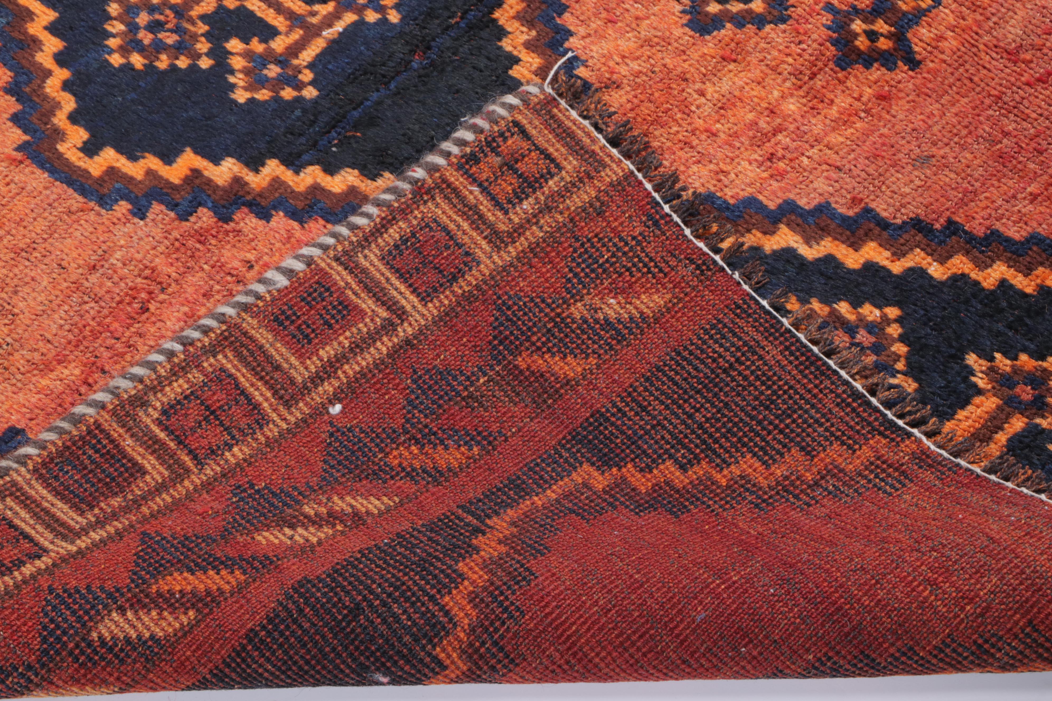 4'6 x 3'4 Hand-Knotted Persian Yalameh Accent Rug