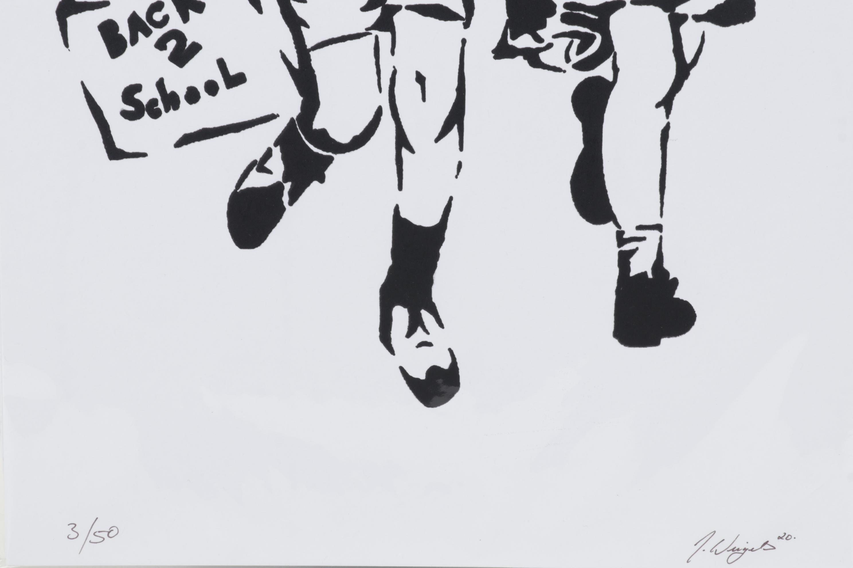 Limited Edition Print After Bansky's "Jack and Jill", 2020