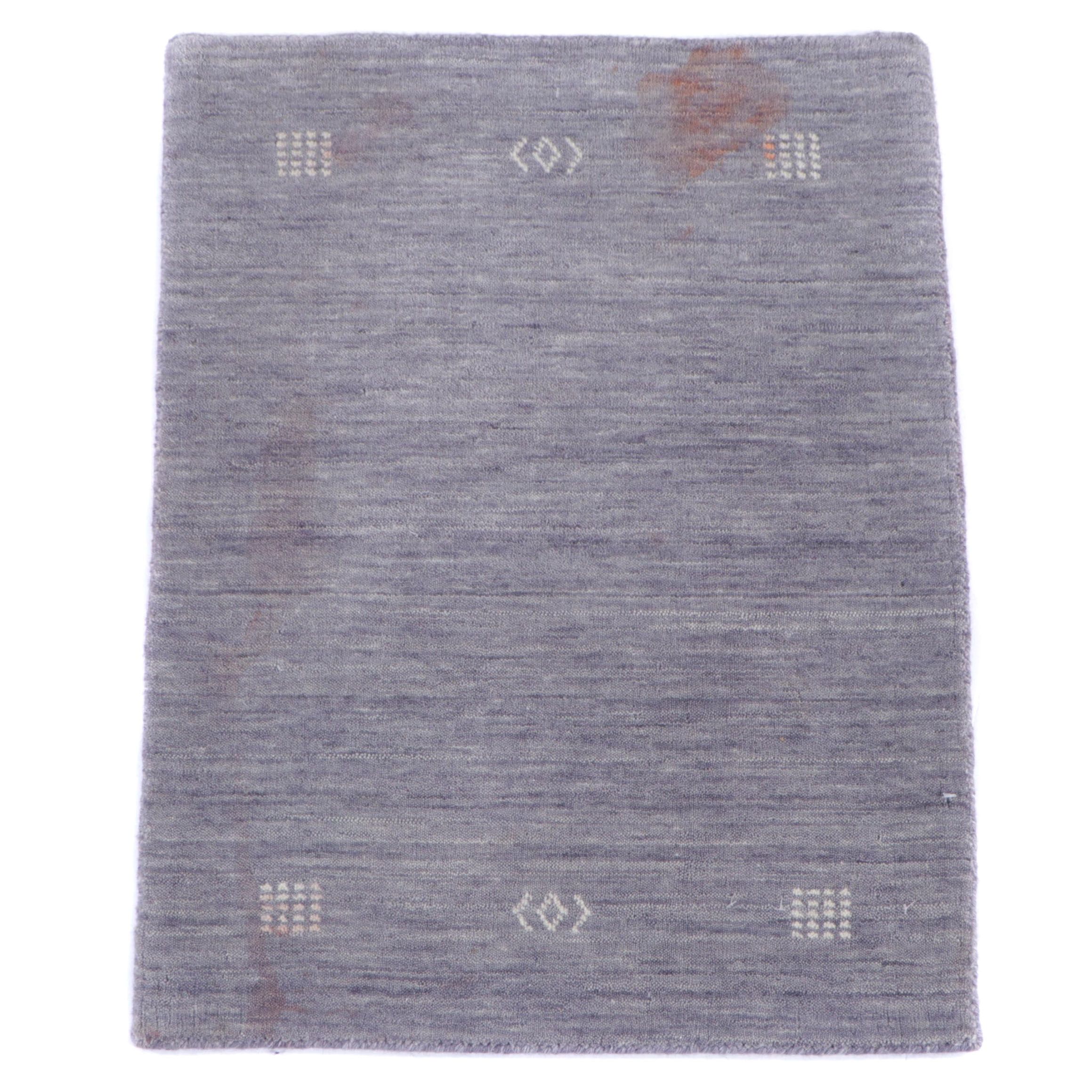 2' x 3' Hand-Knotted Indo-Persian Gabbeh Accent Rug