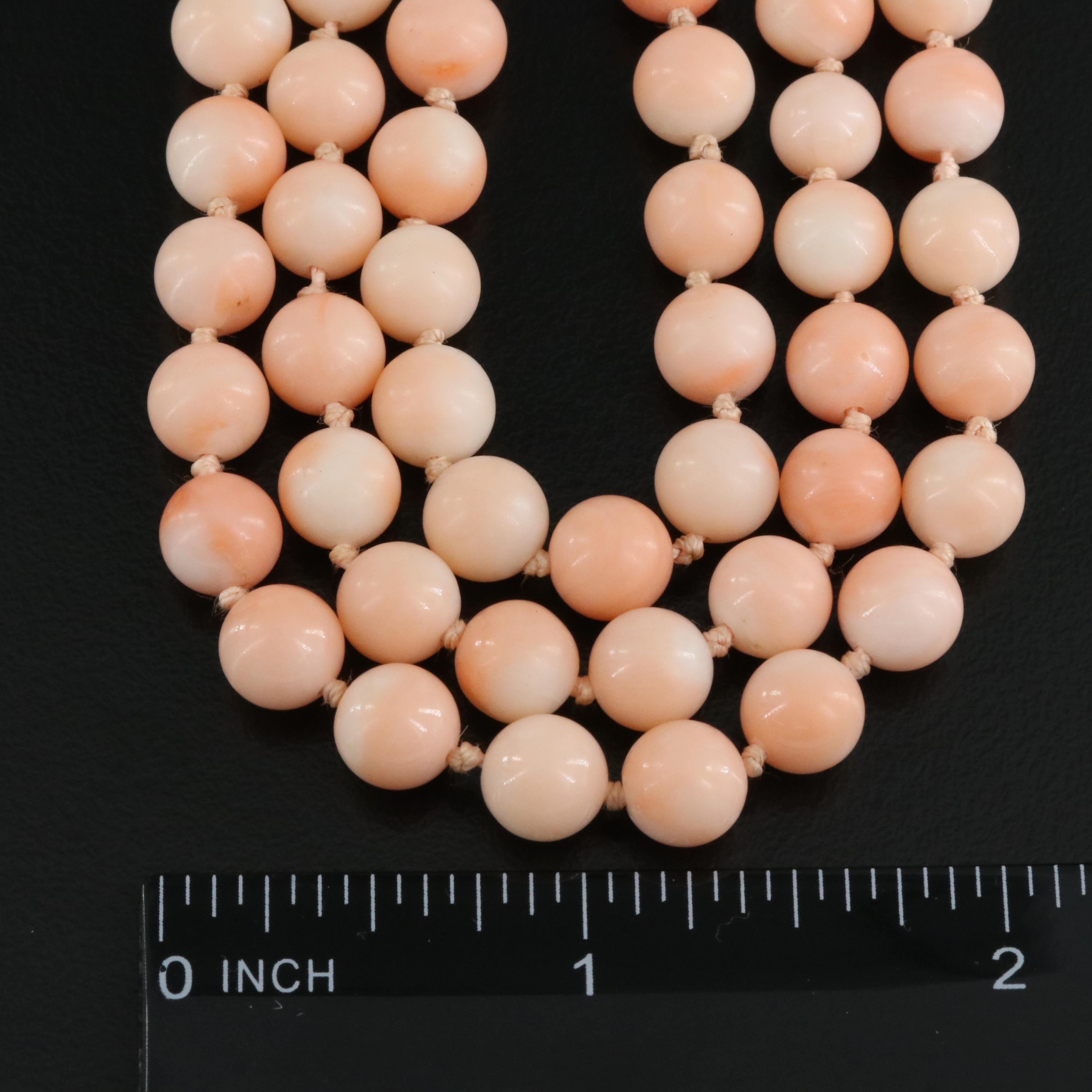 18K Coral, Diamond, Black Onyx and Mother-of-Pearl Necklace