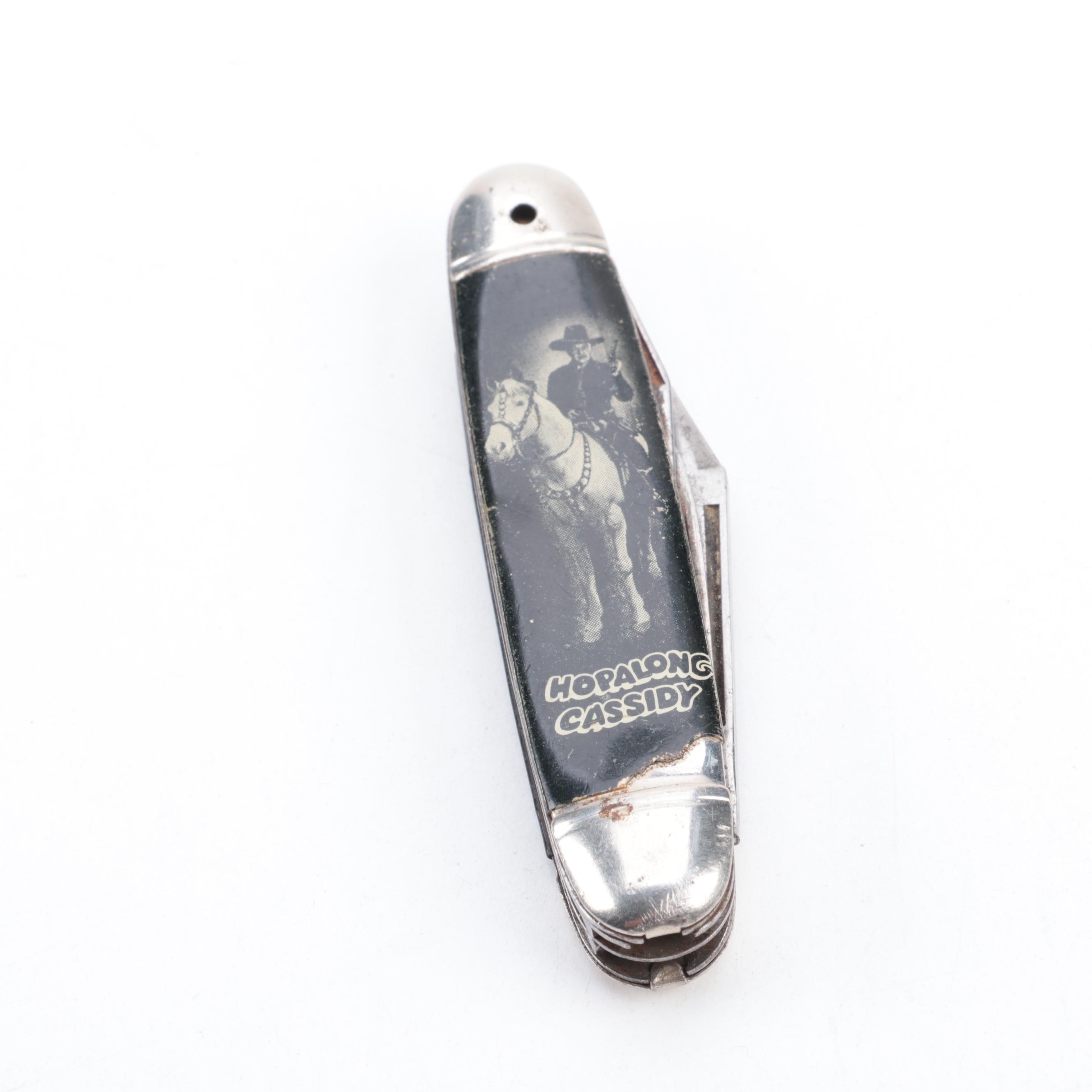 Favorosa Tremolo Concert Harmonica with Hopalong Cassidy Folding Knife