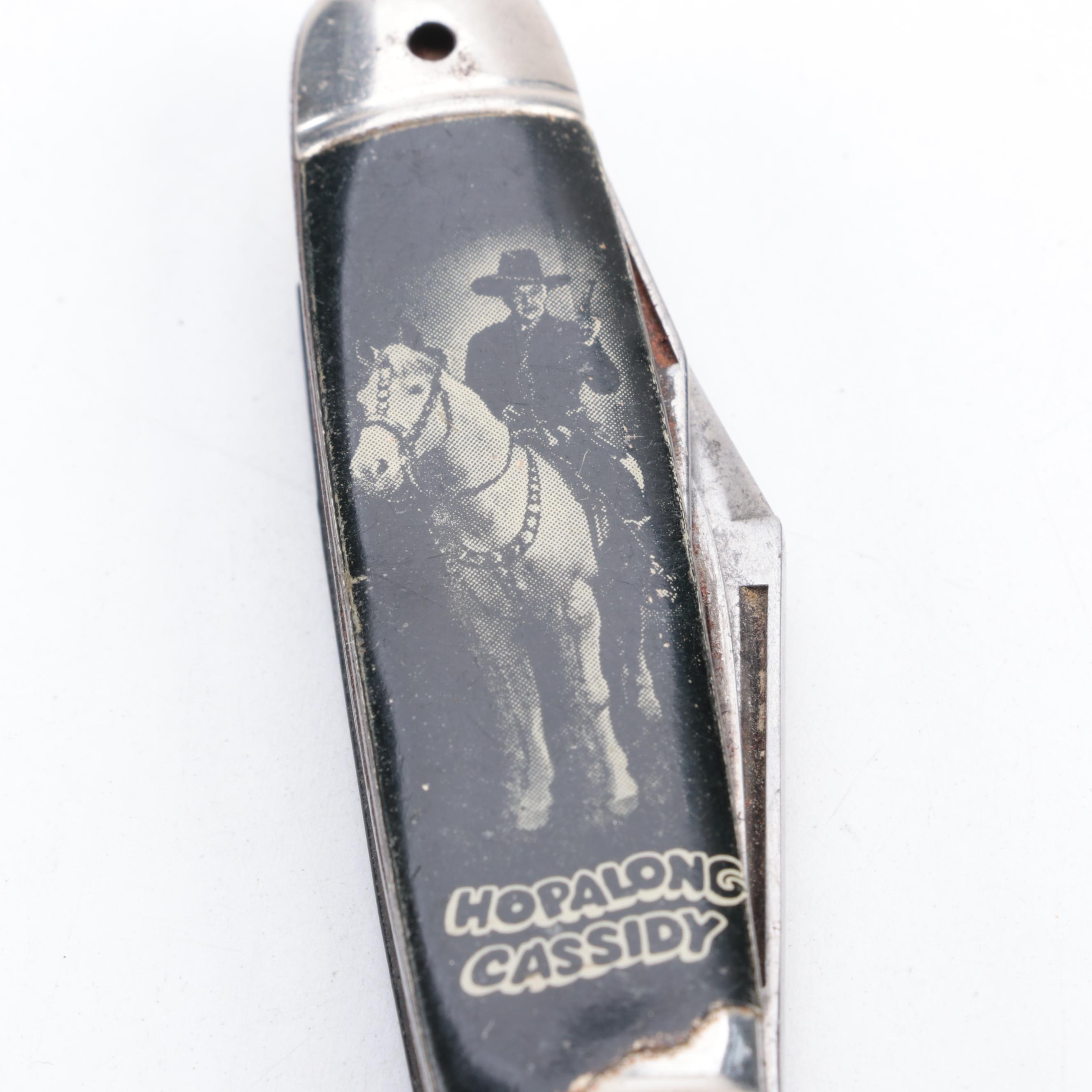 Favorosa Tremolo Concert Harmonica with Hopalong Cassidy Folding Knife