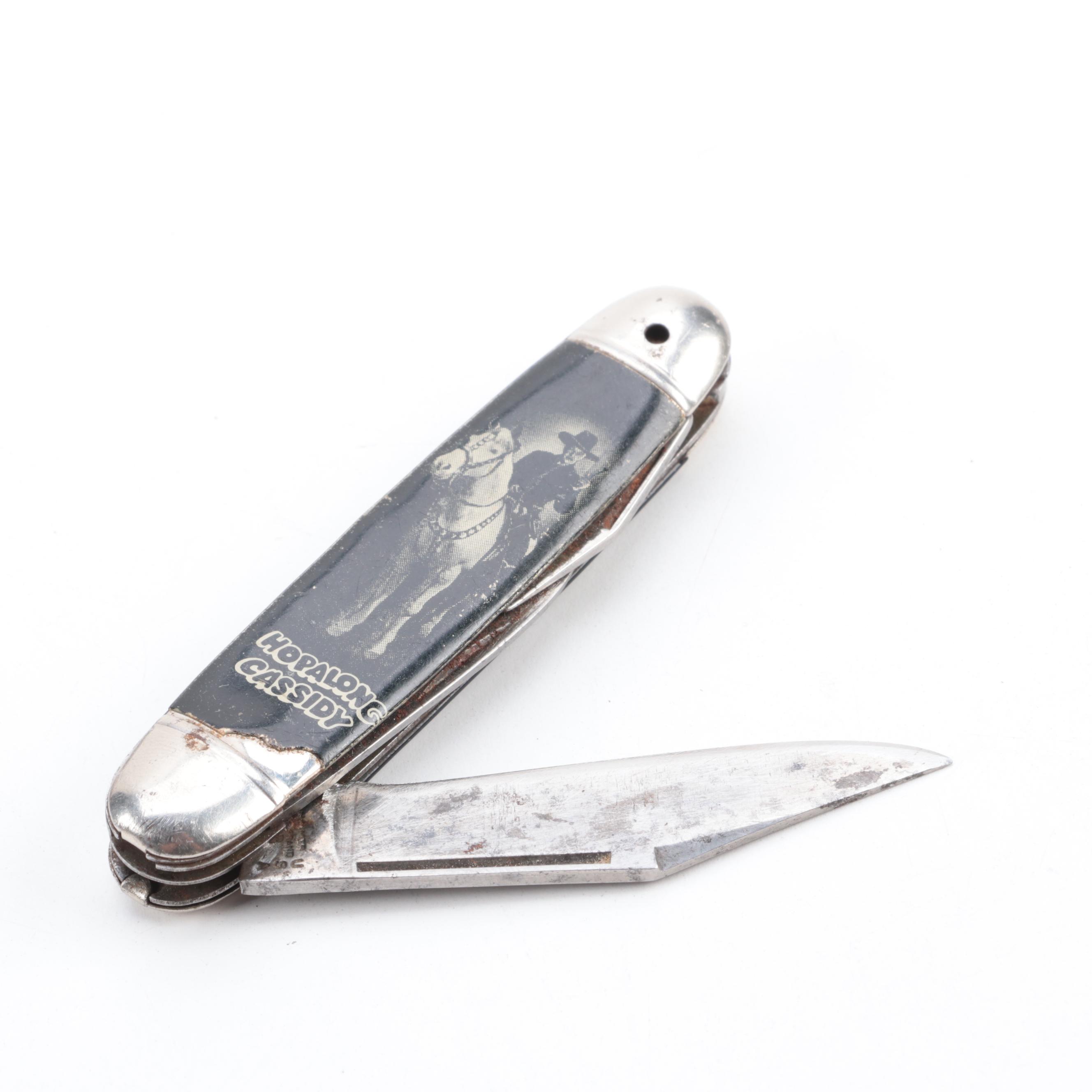 Favorosa Tremolo Concert Harmonica with Hopalong Cassidy Folding Knife