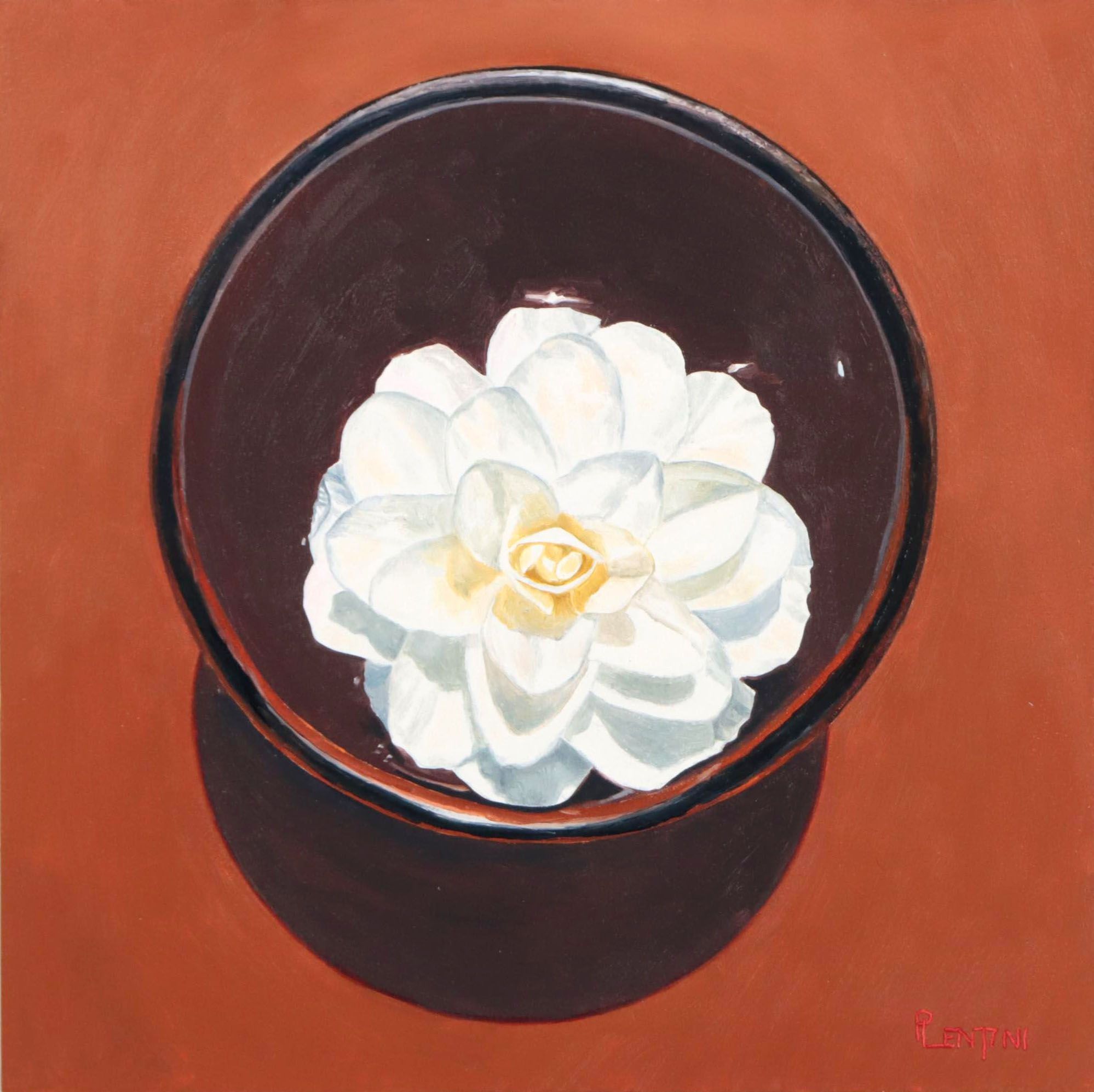 Peter Lentini Oil Painting "Ciotola," 21st Century