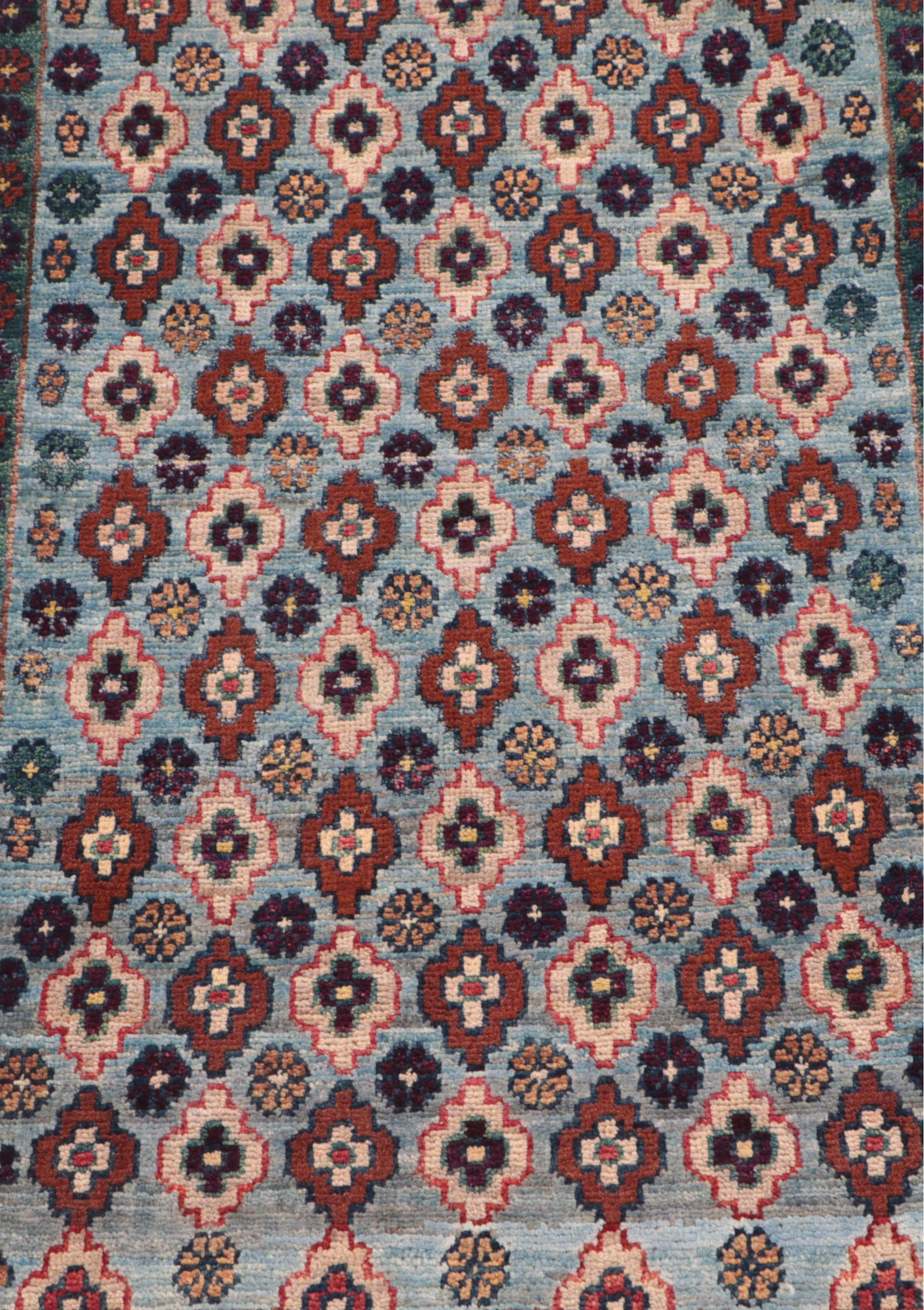 1'8 x 3'4 Hand-Knotted Afghan Baluch Accent Rug