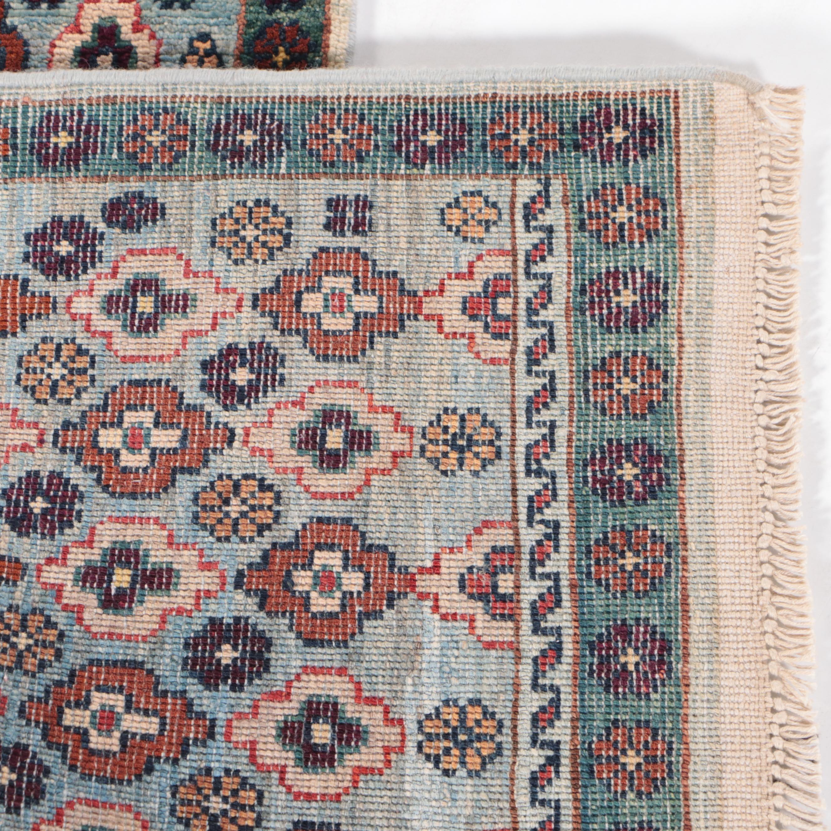 1'8 x 3'4 Hand-Knotted Afghan Baluch Accent Rug