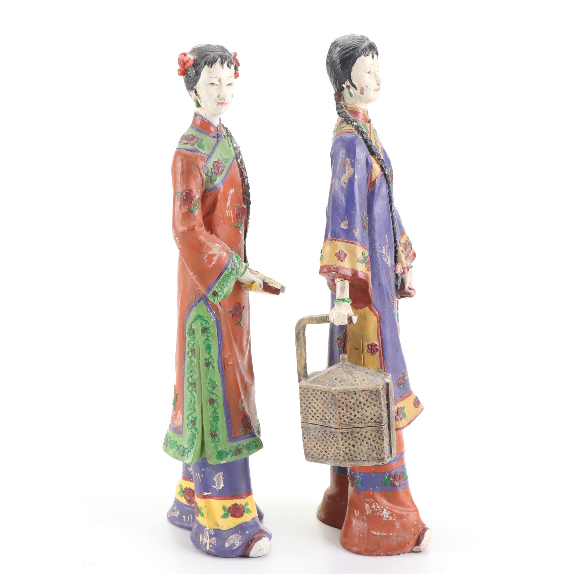Chinese and Japanese Porcelain and Ceramic Figurines and Miniature Vases
