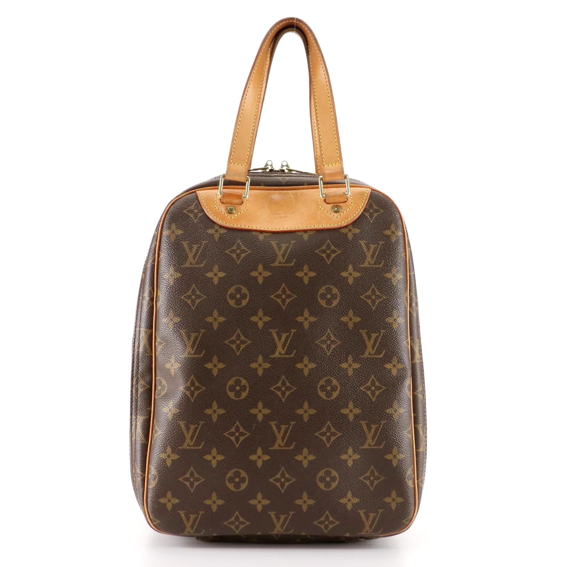 Louis Vuitton Excursion Shoe Bag in Monogram Canvas and Vachetta Leather