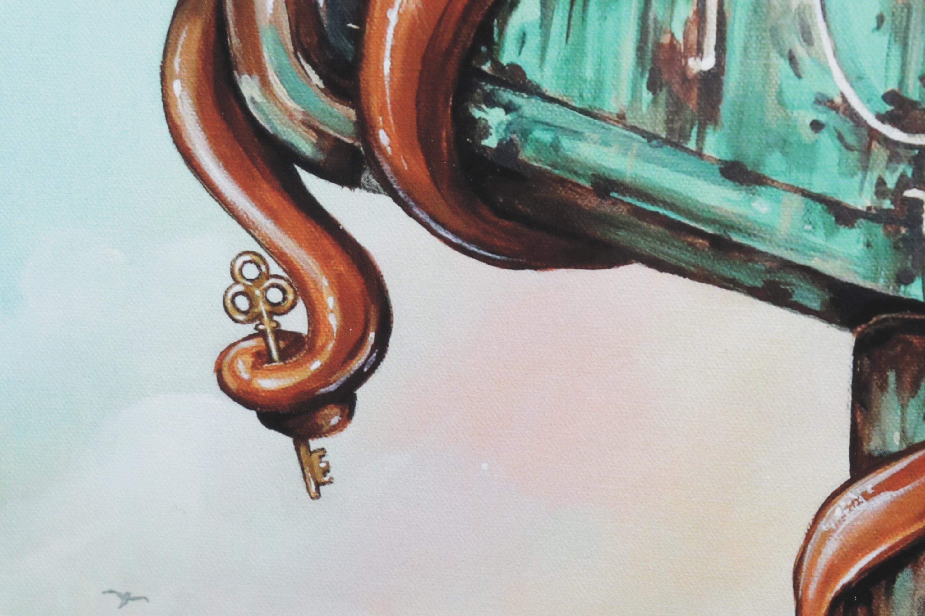 Patrick Mayes Giclées of Octopi on Motel Signs, 21st Century