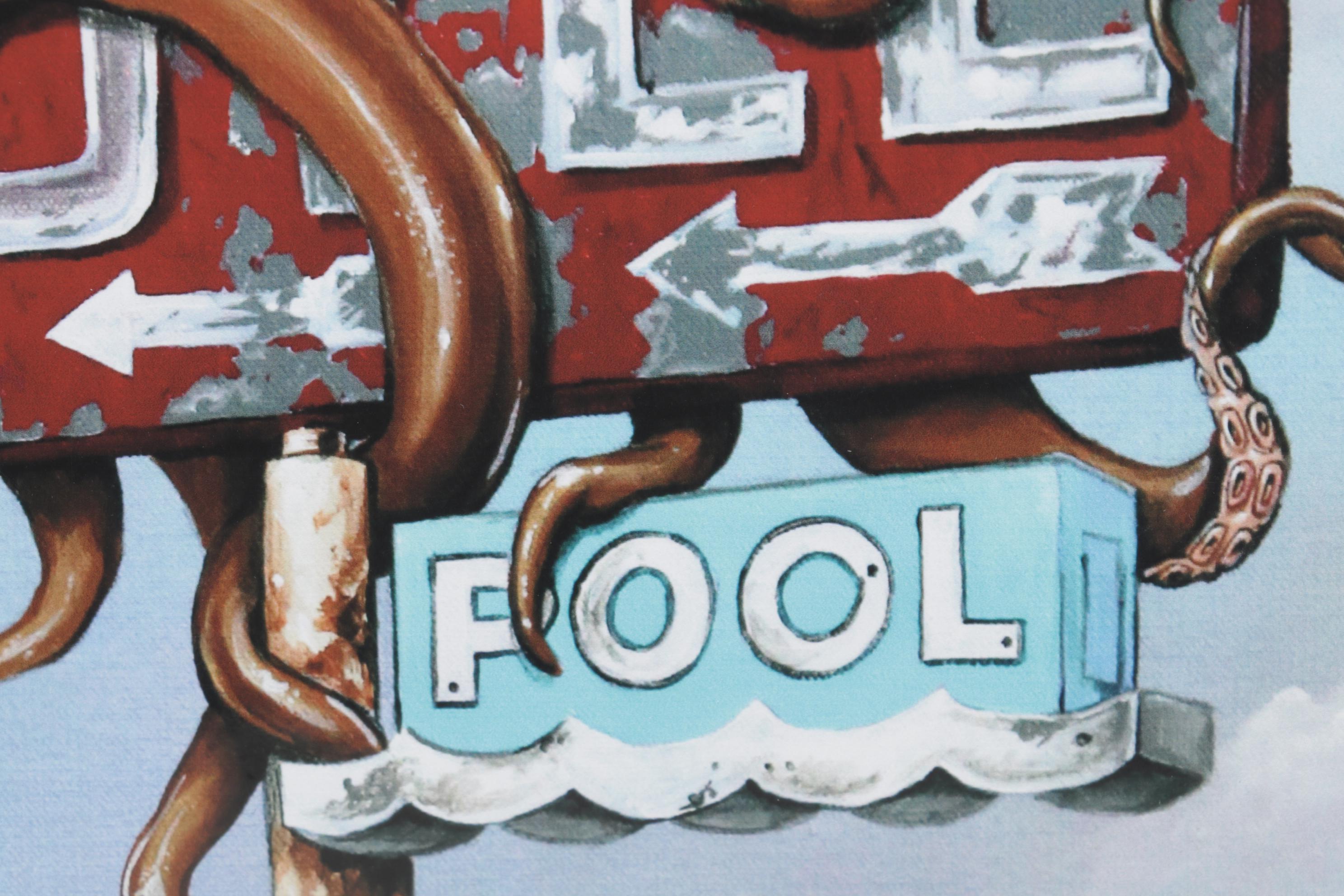 Patrick Mayes Giclées of Octopi on Motel Signs, 21st Century