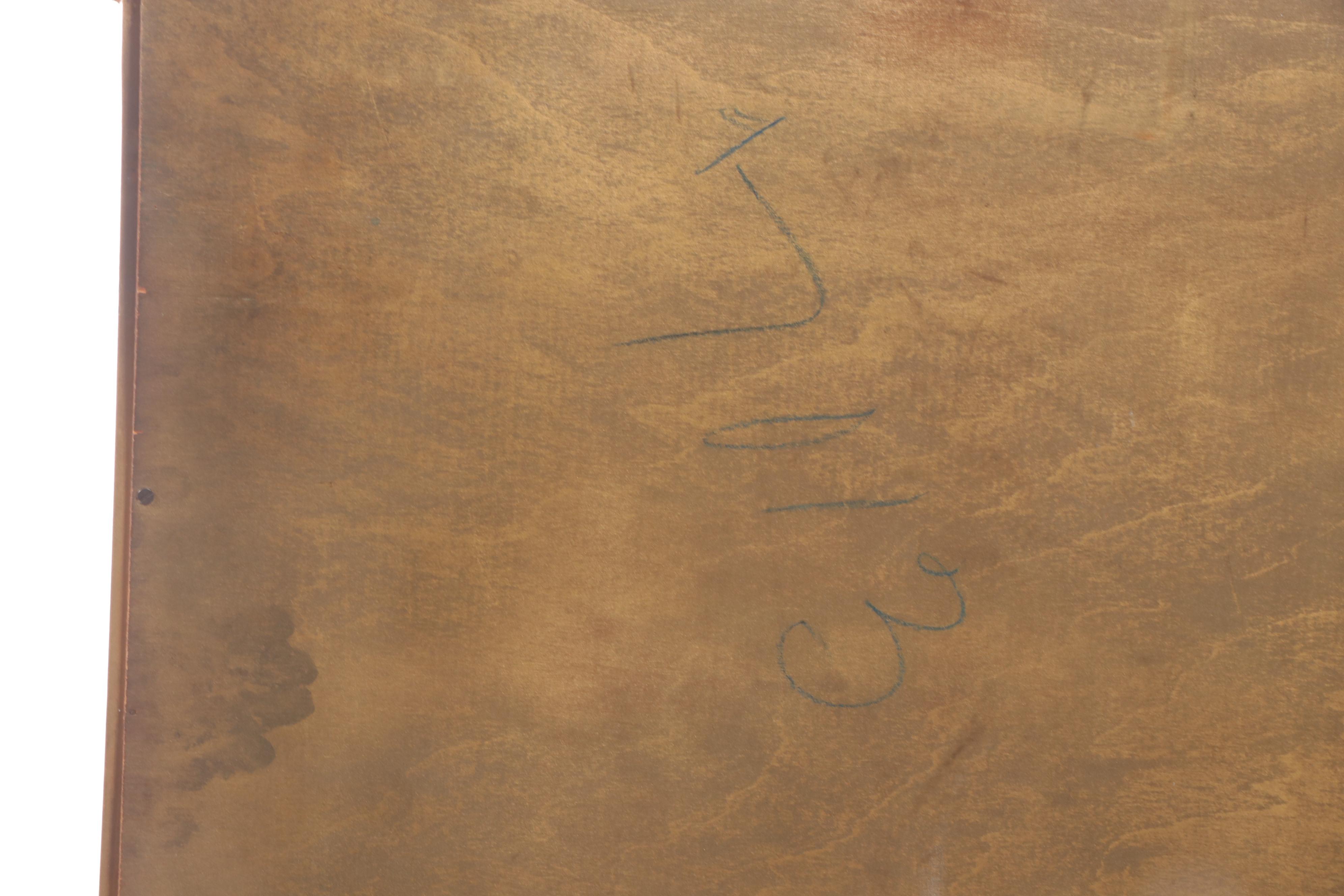 Rococo Style Gold-Painted Wooden Vitrine Cabinet, Mid-20th Century