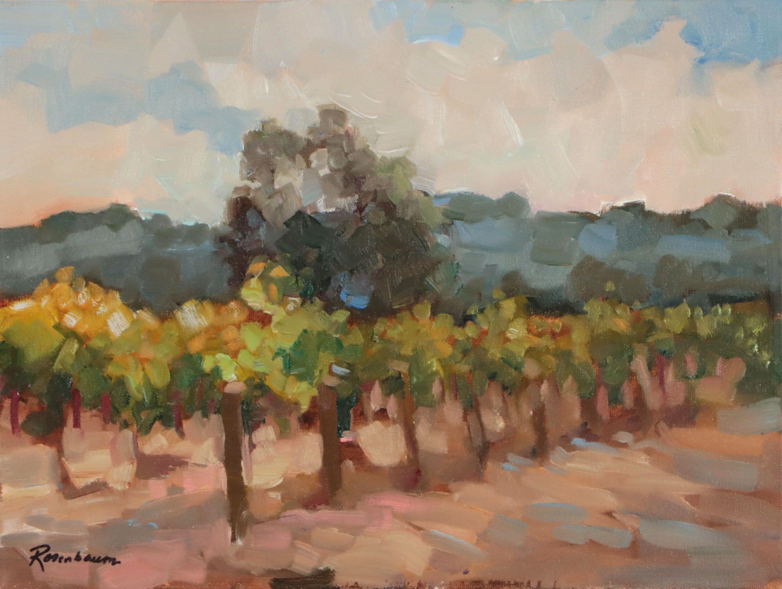 Sally Rosenbaum Landscape Oil Painting, 21st Century