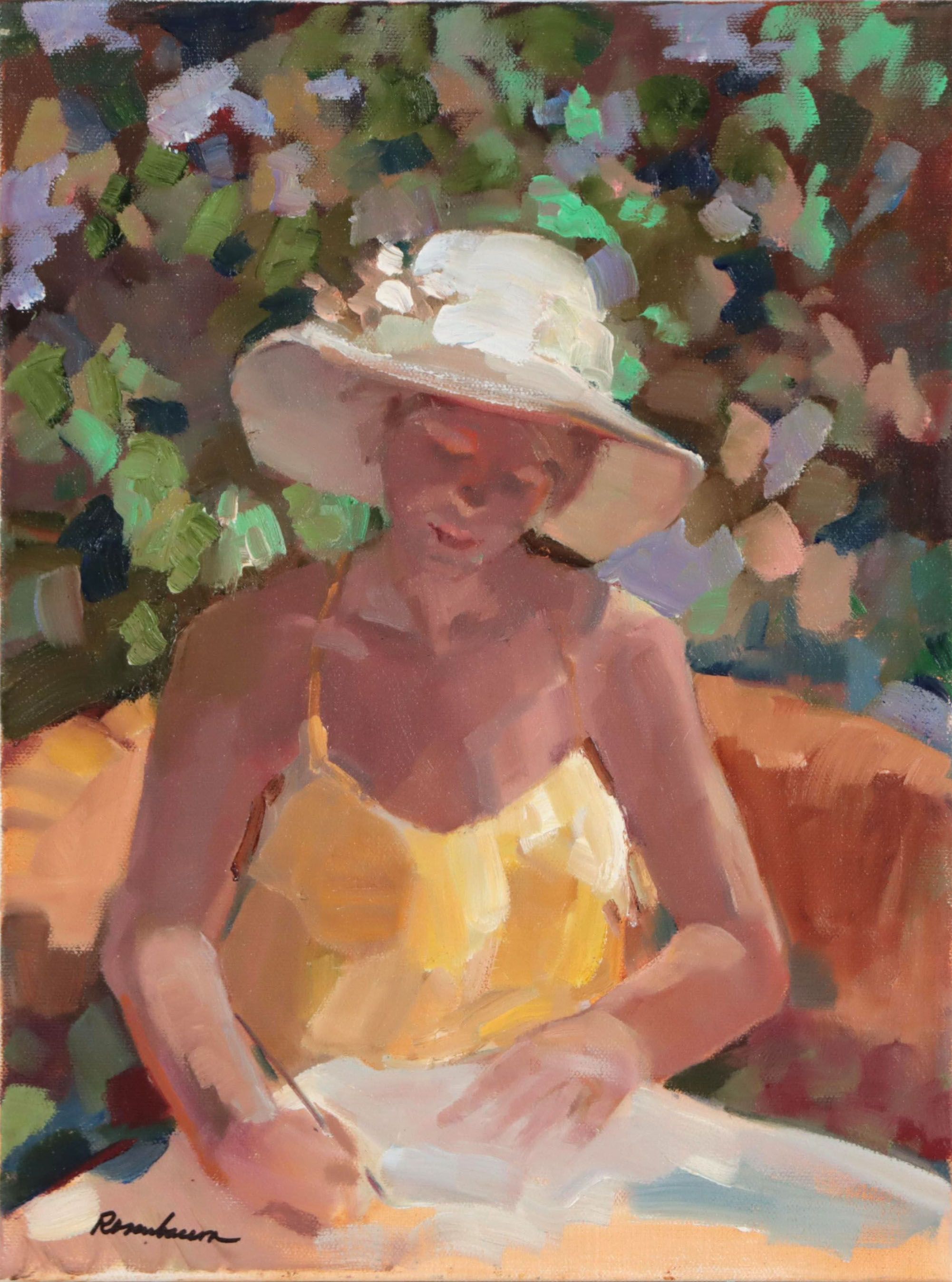 Sally Rosenbaum Figural Oil Painting, 21st Century