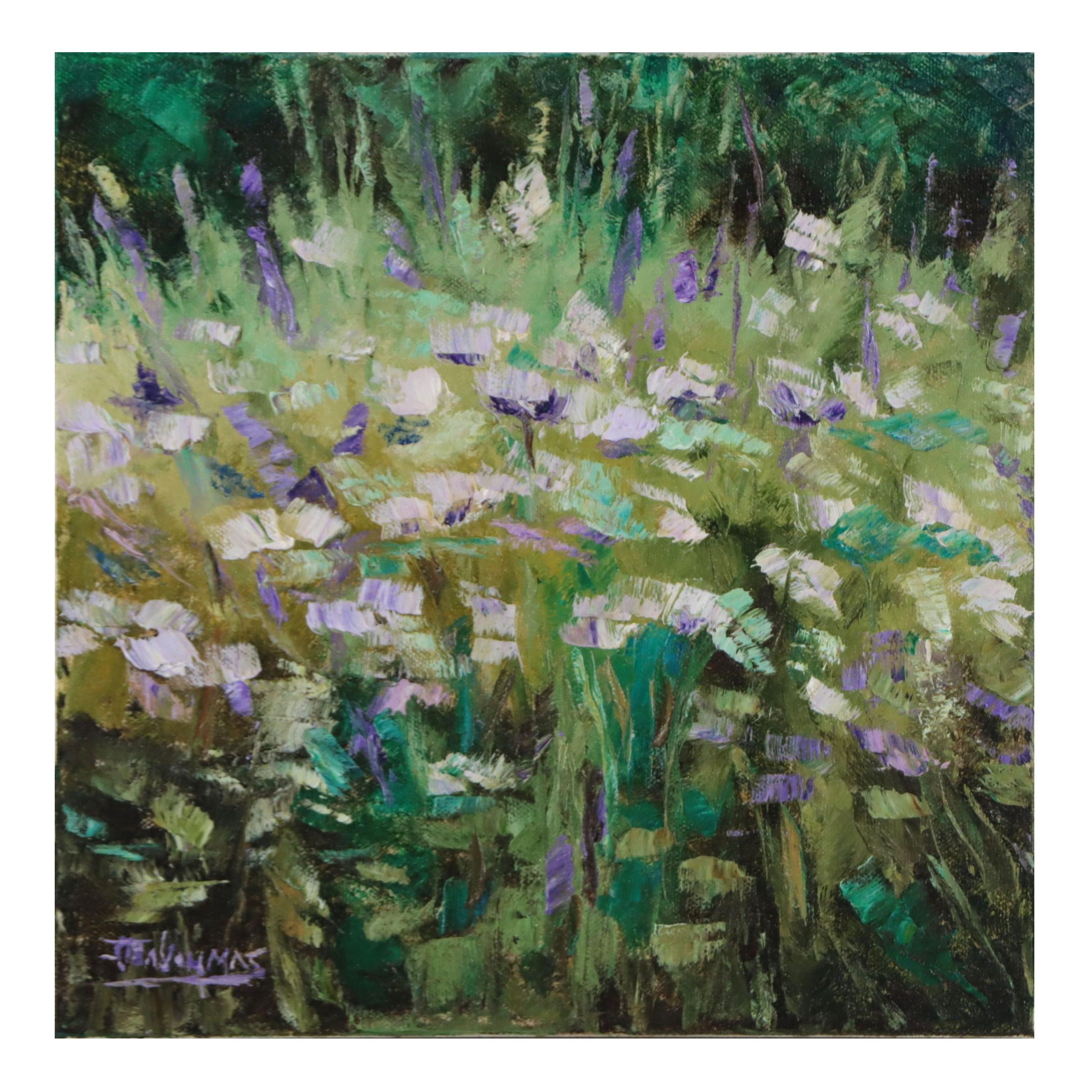 James Baldoumas Oil Painting "Side of the Road," 2023