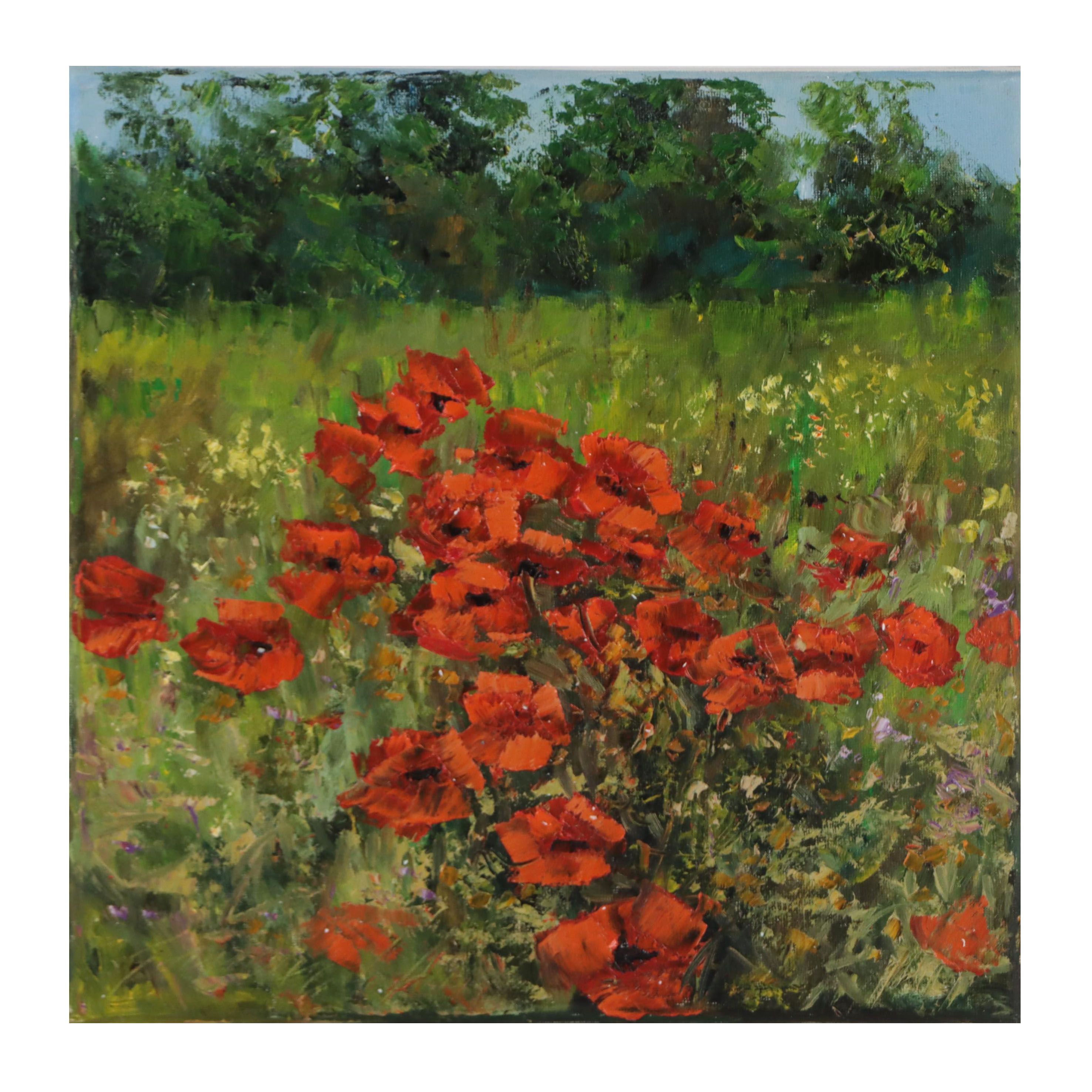 Garncarek Aleksander Oil Painting "Maki," 2023