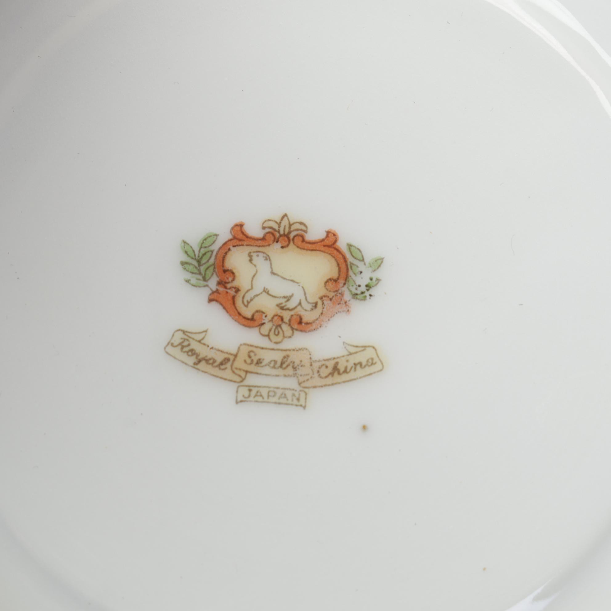 Royal Sealy China and Assorted Porcelain Teacup and Saucer Collection