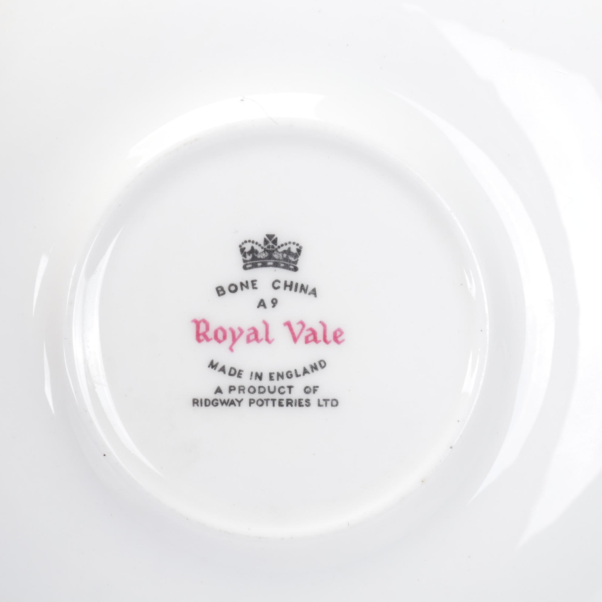 Royal Sealy China and Assorted Porcelain Teacup and Saucer Collection