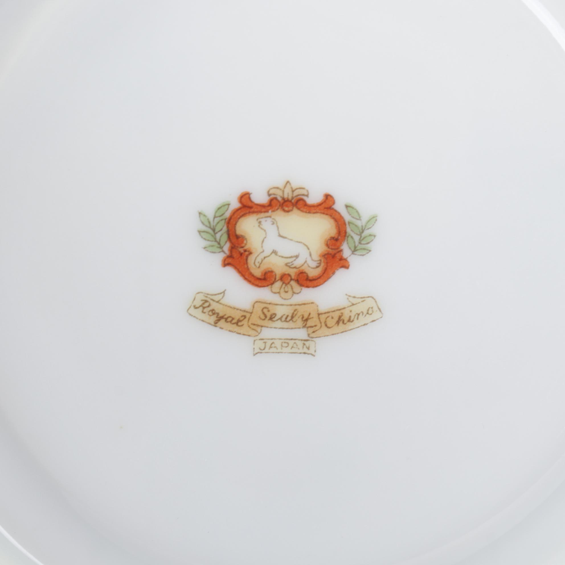 Royal Sealy China and Assorted Porcelain Teacup and Saucer Collection